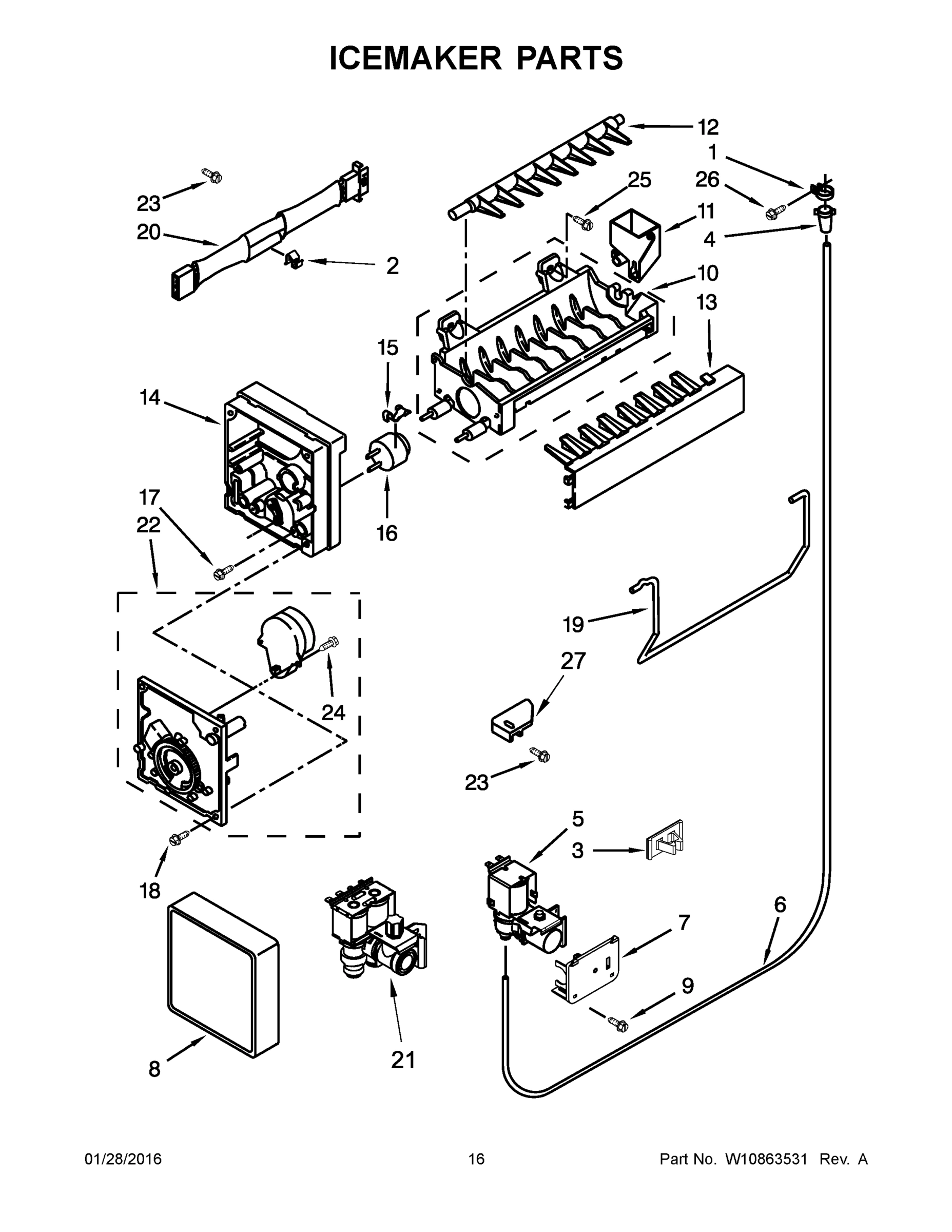 09 - ICEMAKER PARTS