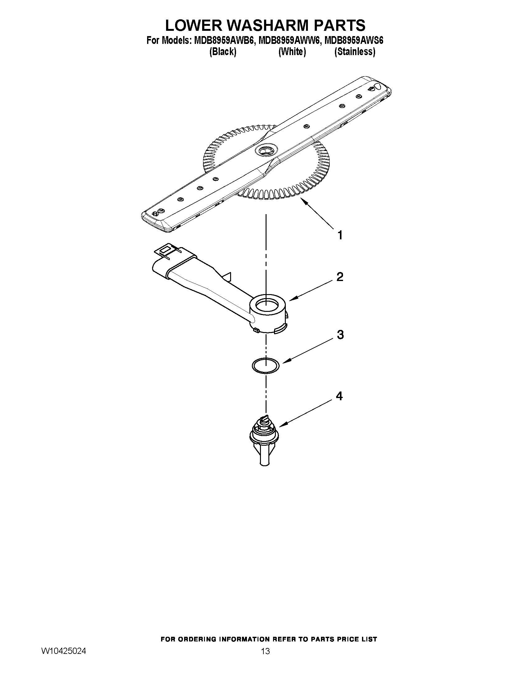 11 - LOWER WASHARM PARTS