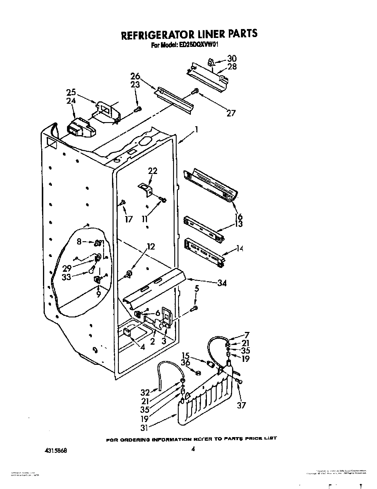 03 - REFRIGERATOR LINER