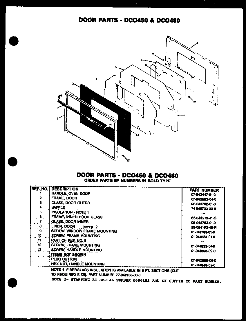 01 - DOOR PARTS