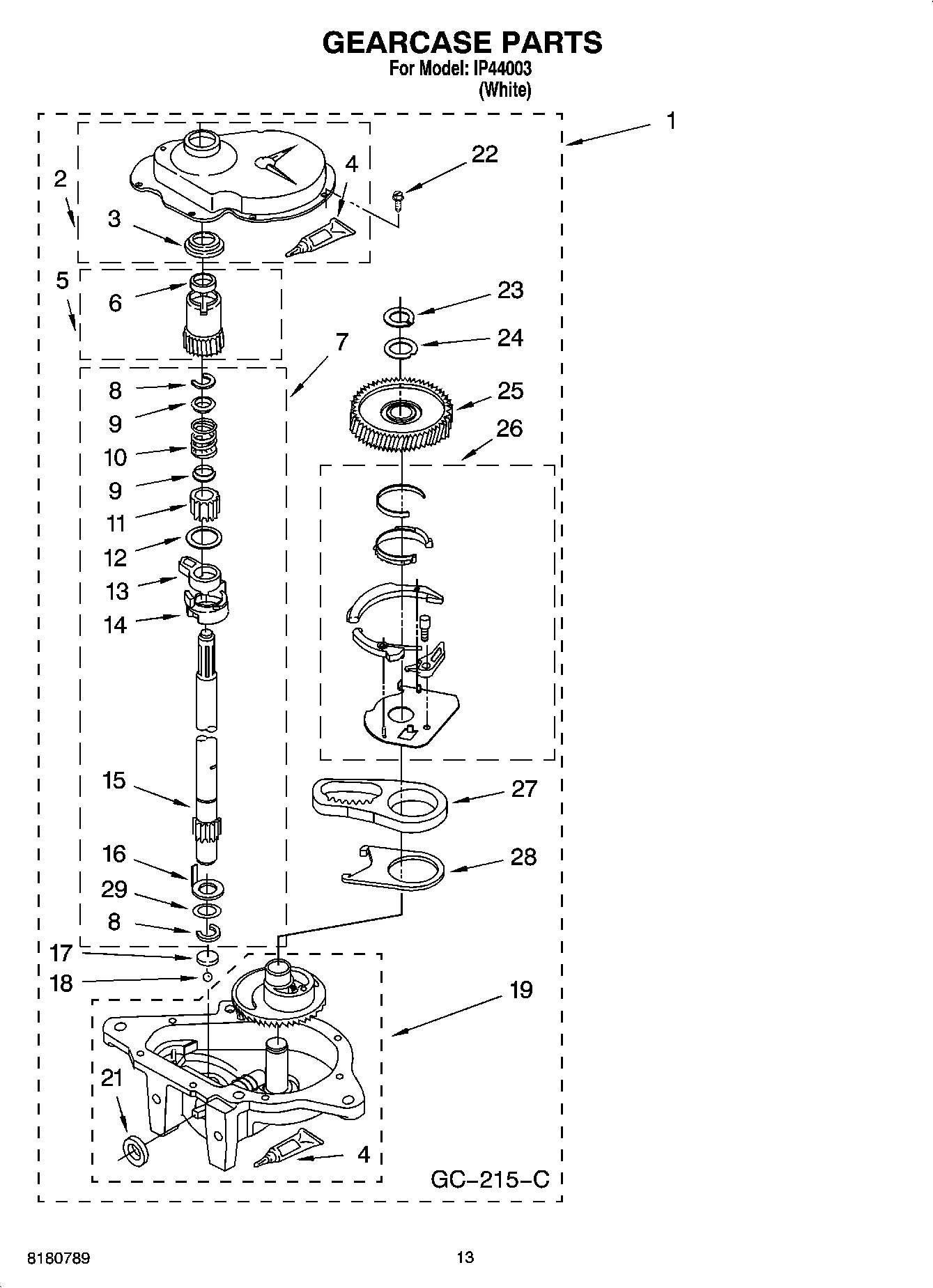 09 - GEARCASE PARTS