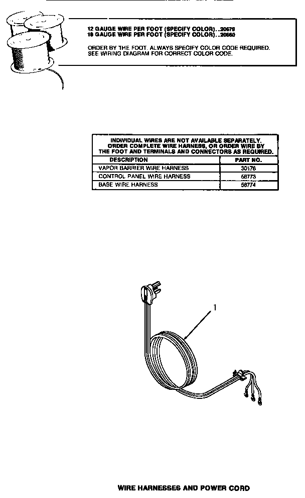 27 - WIRE HARNESSES & POWER CORD (DRYER)