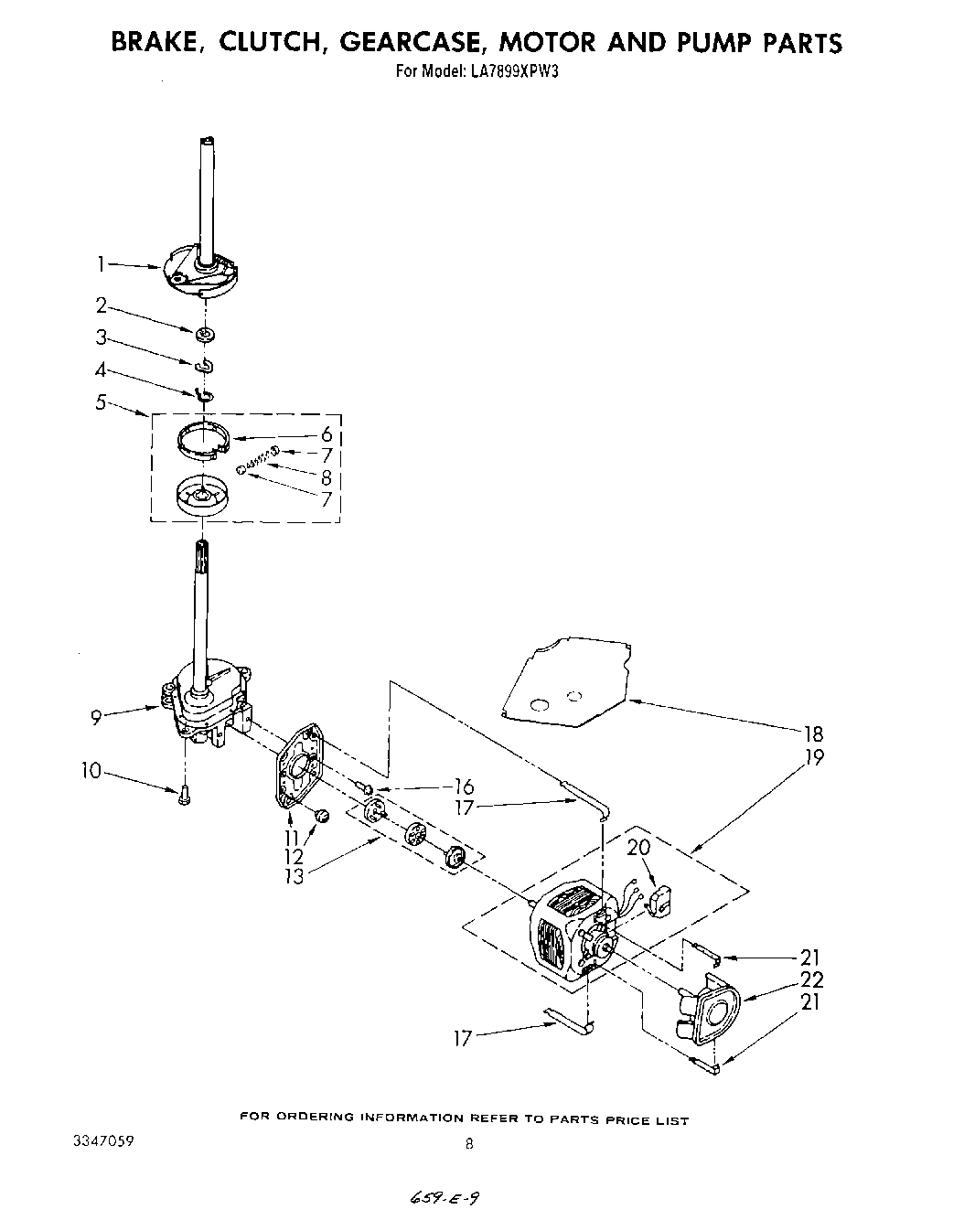 06 - BRAKE, CLUTCH, GEARCASE, MOTOR AND PUMP