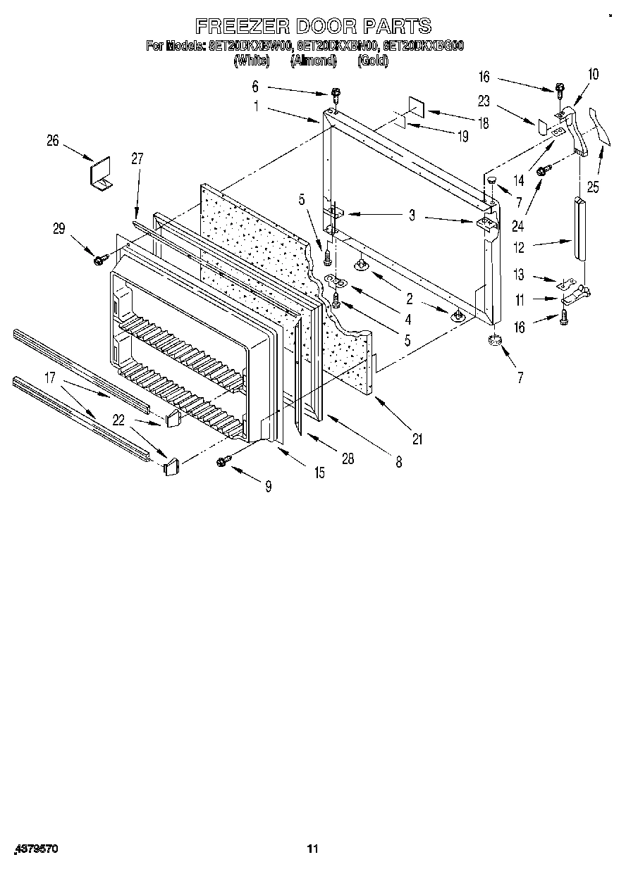 07 - FREEZER DOOR