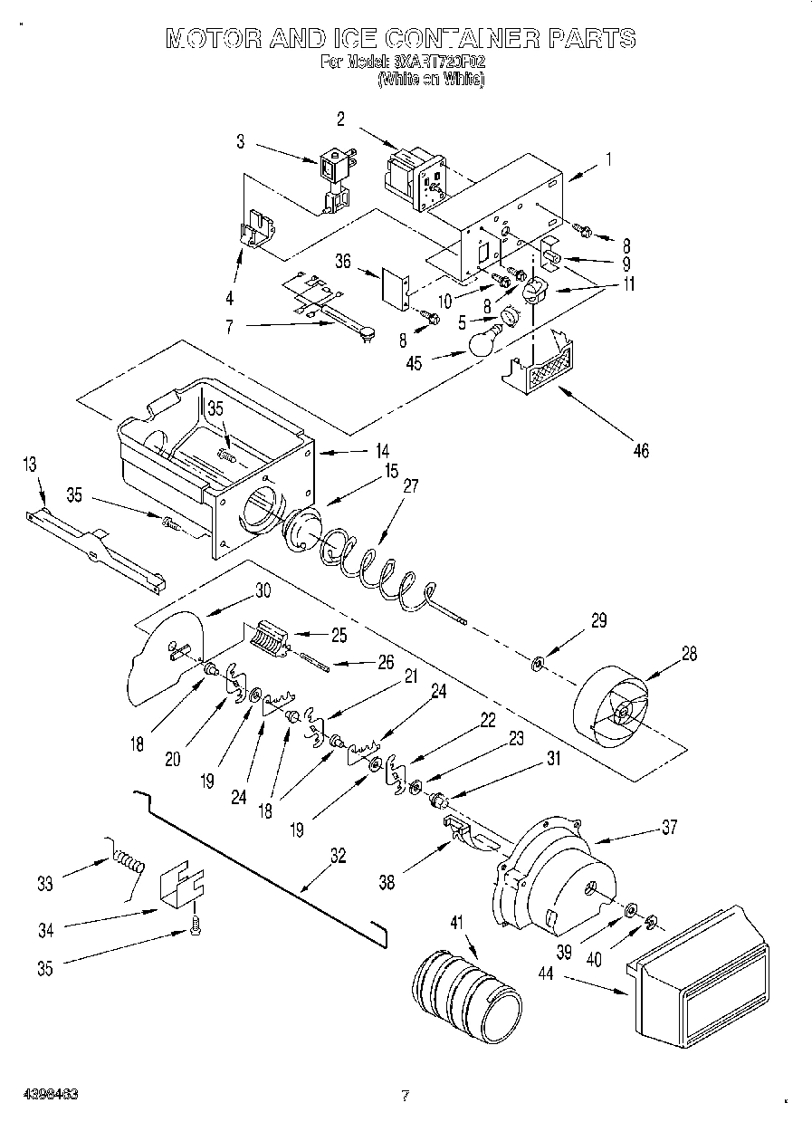 04 - MOTOR AND ICE CONTAINER