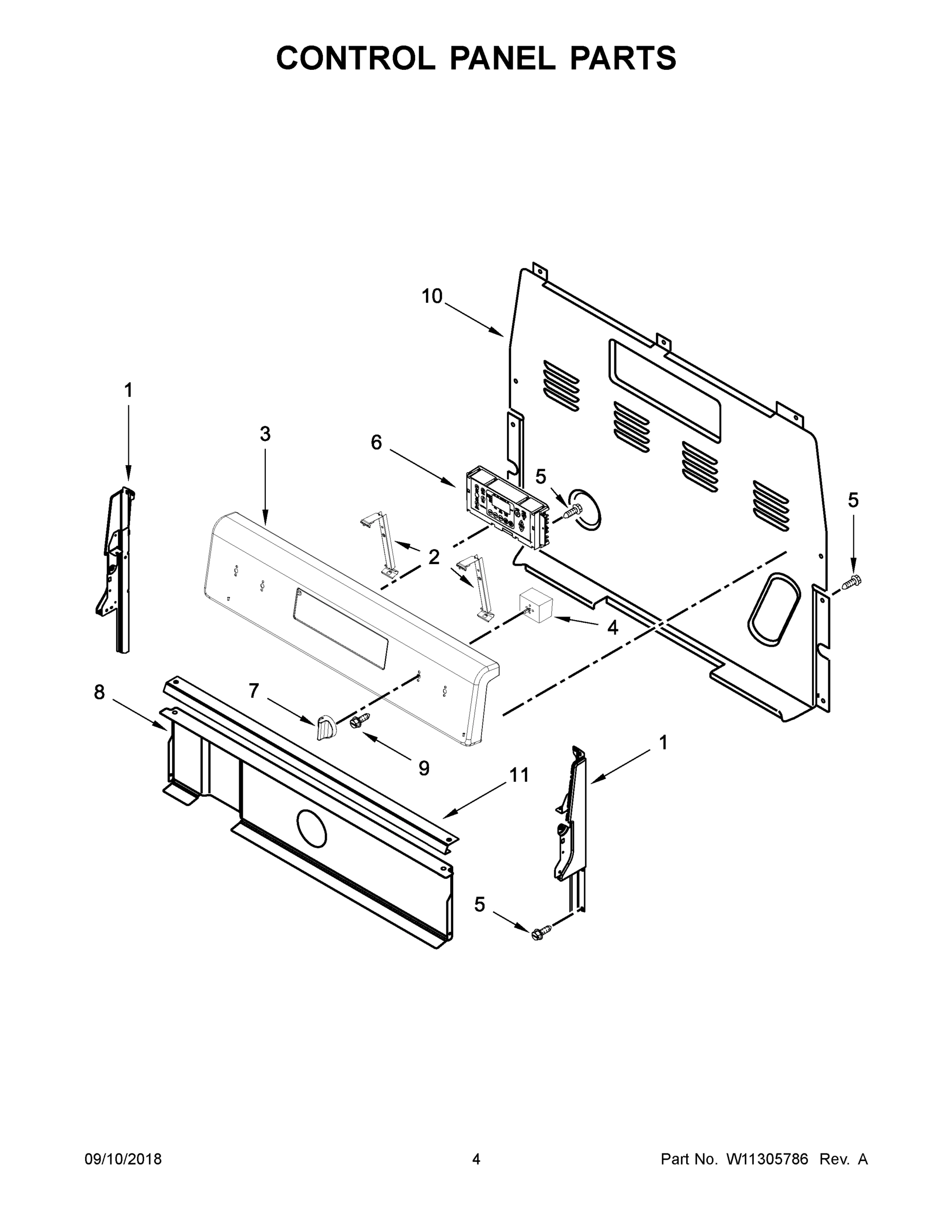 03 - CONTROL PANEL PARTS