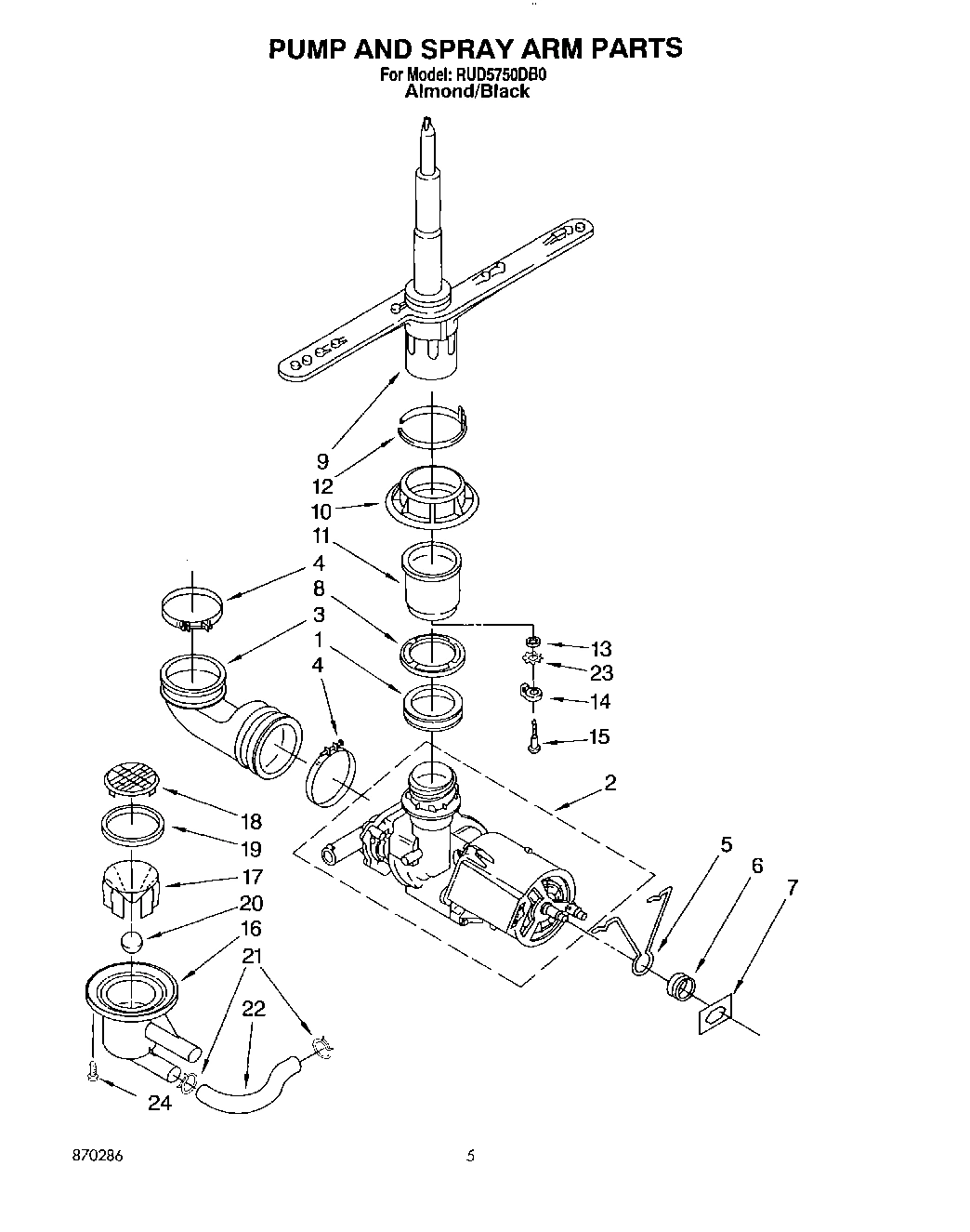04 - PUMP AND SPRAY ARM