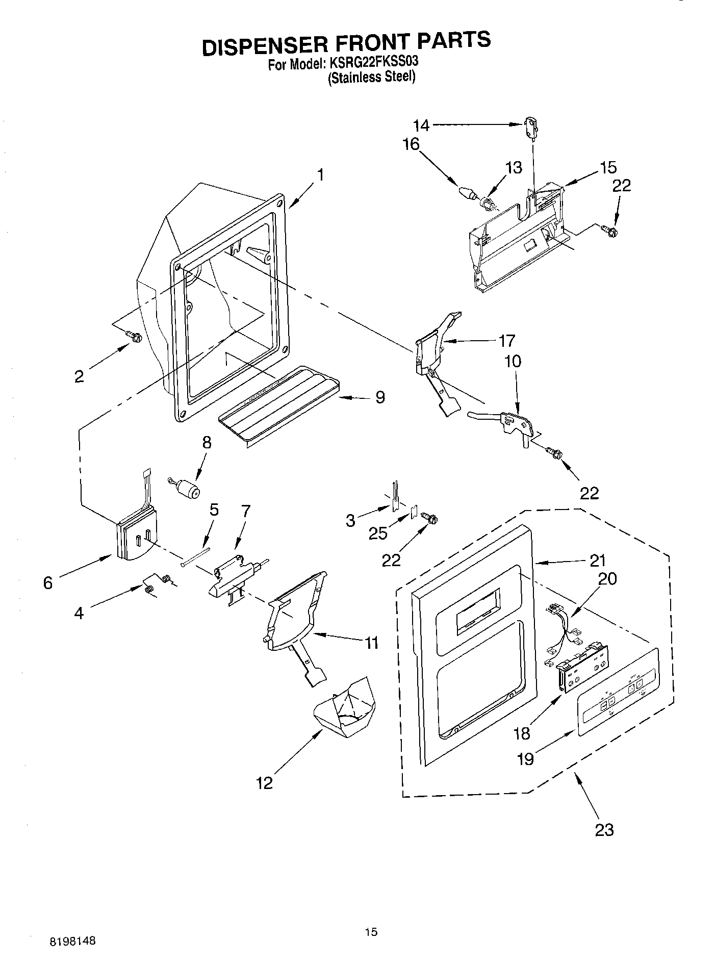 09 - DISPENSER FRONT