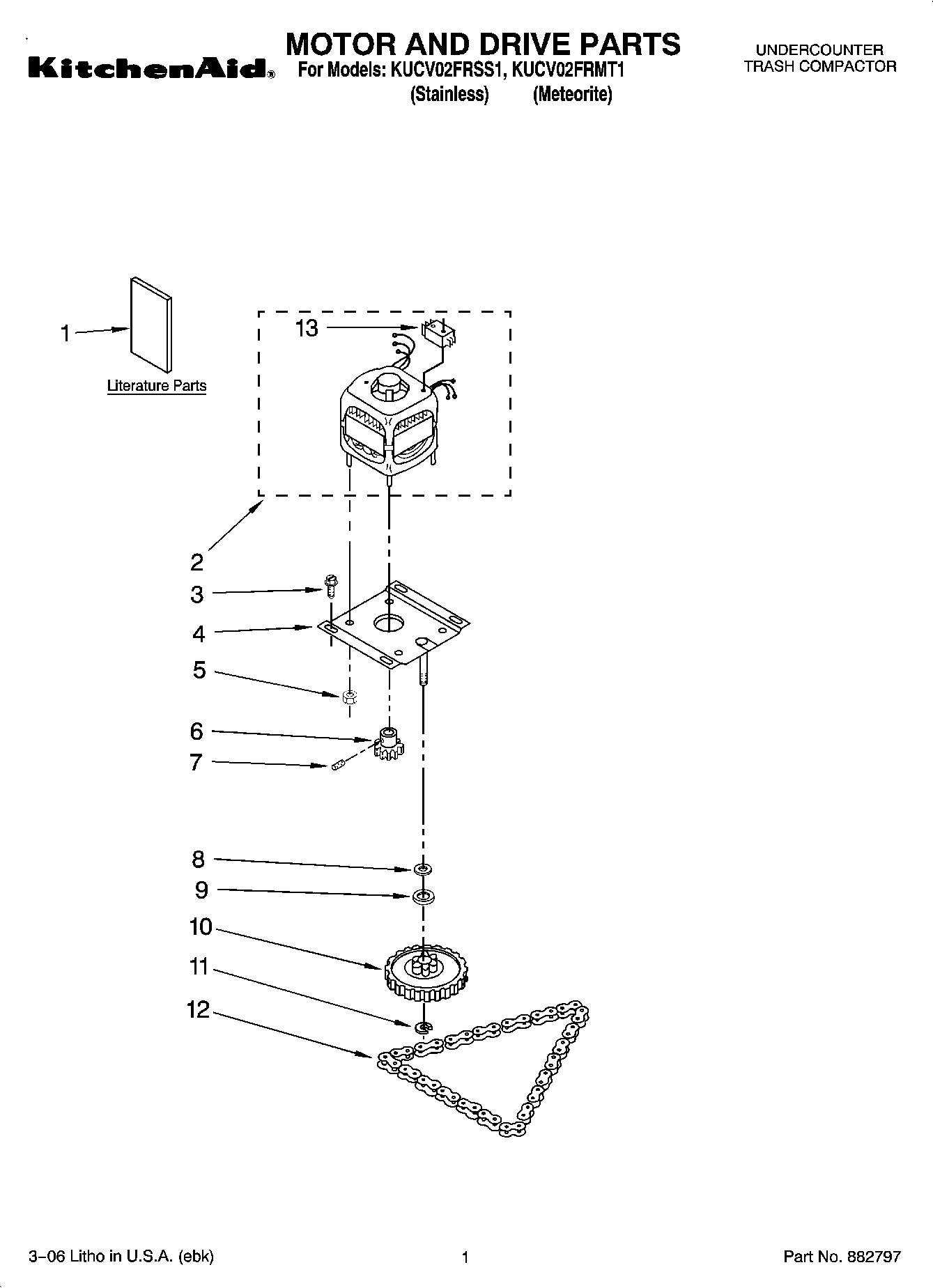 01 - MOTOR AND DRIVE PARTS