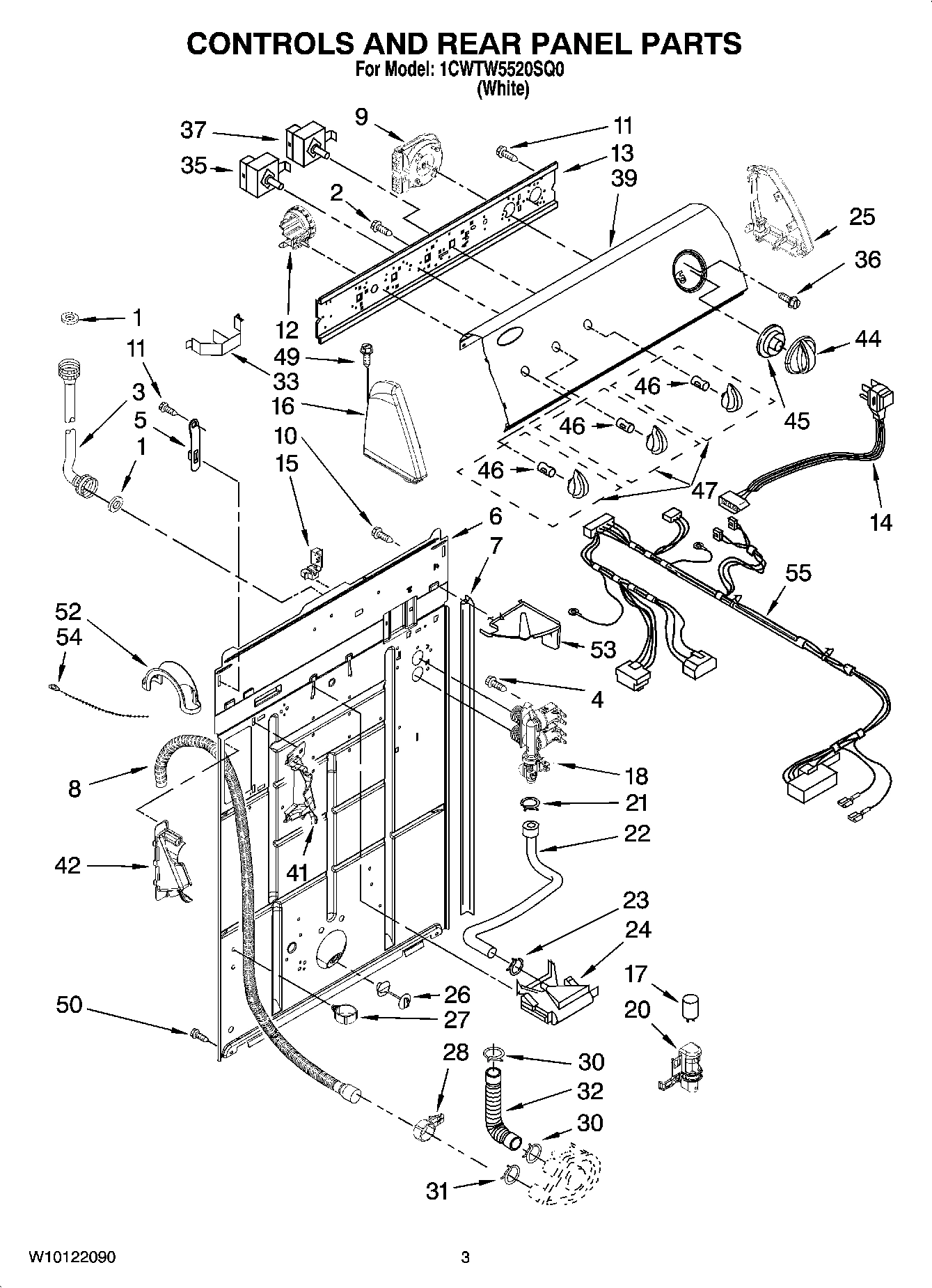 02 - CONTROLS AND REAR PANEL PARTS