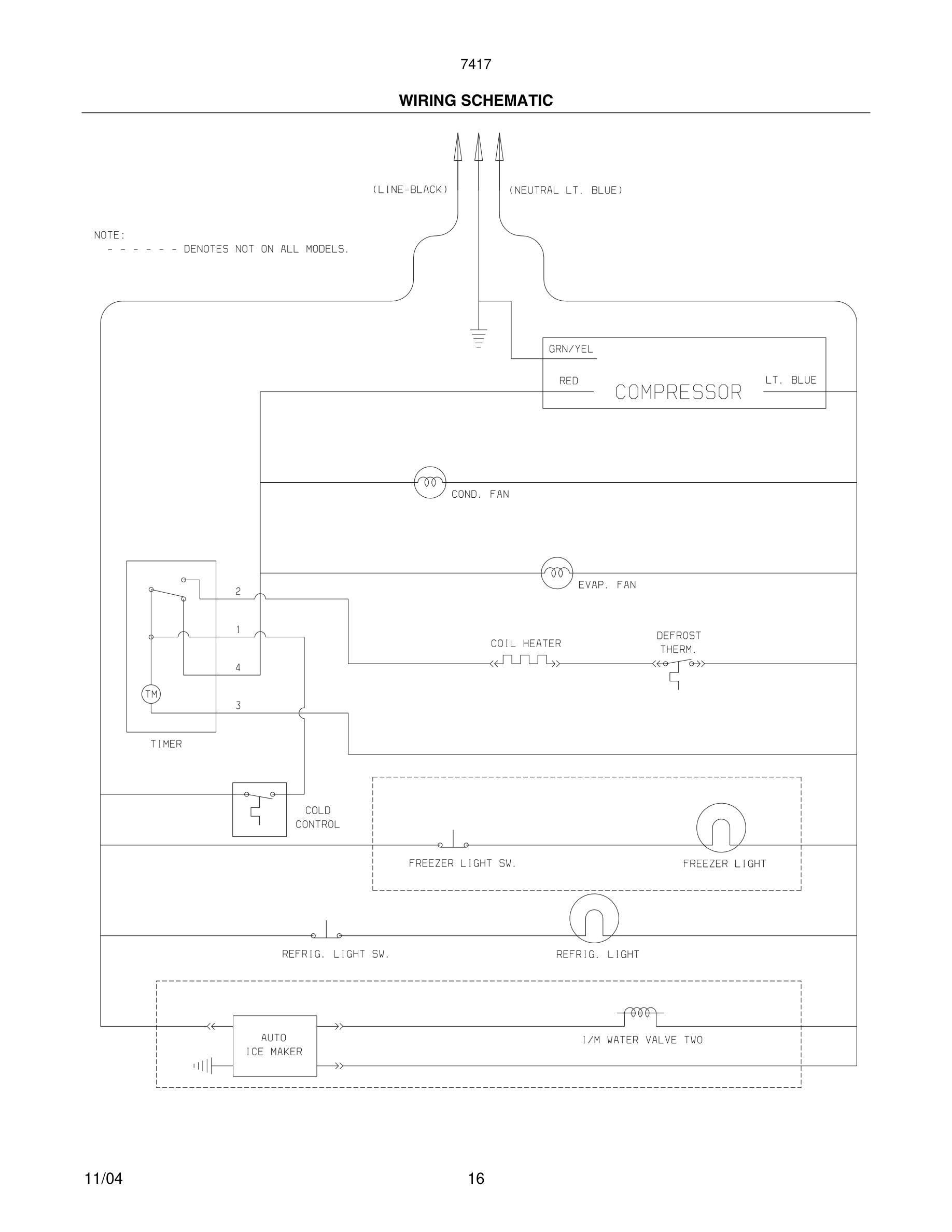 16 - WIRING SCHEMATIC