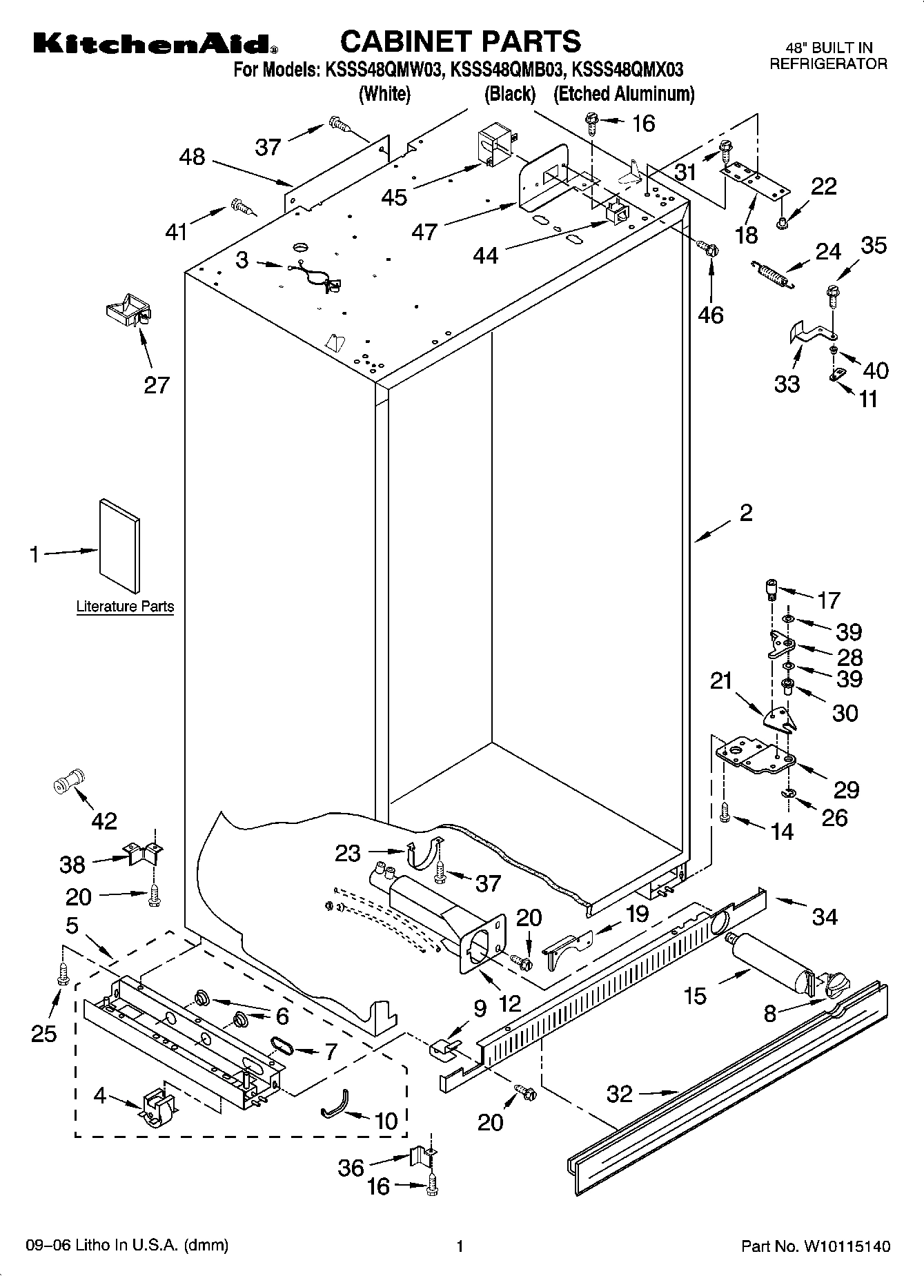 01 - CABINET PARTS