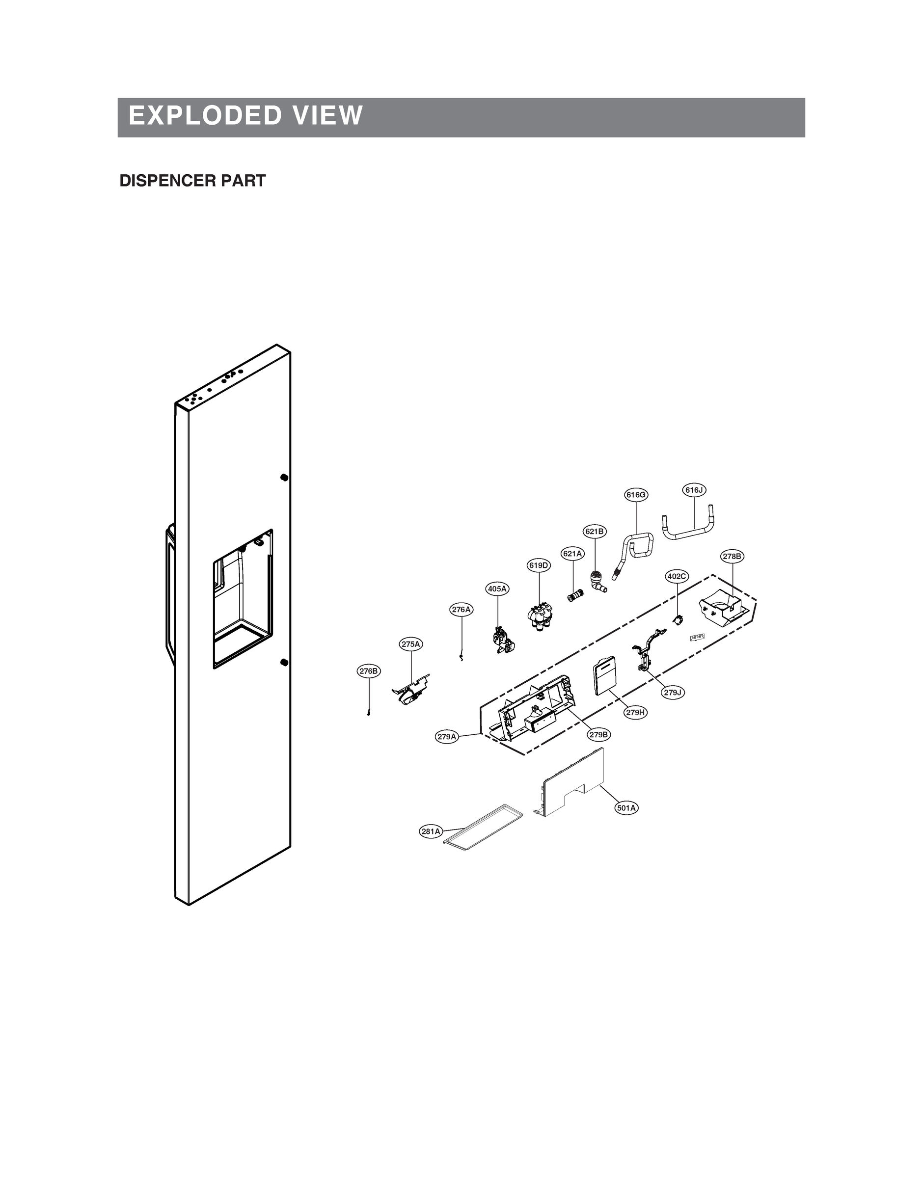 DISPENSER PARTS