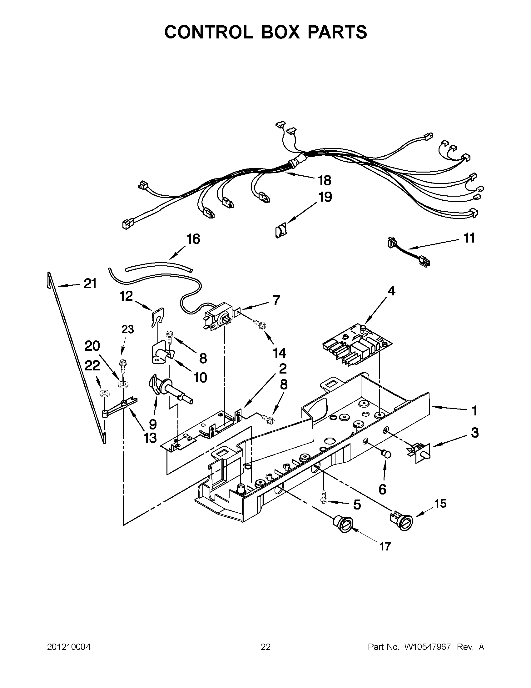 11 - CONTROL BOX PARTS