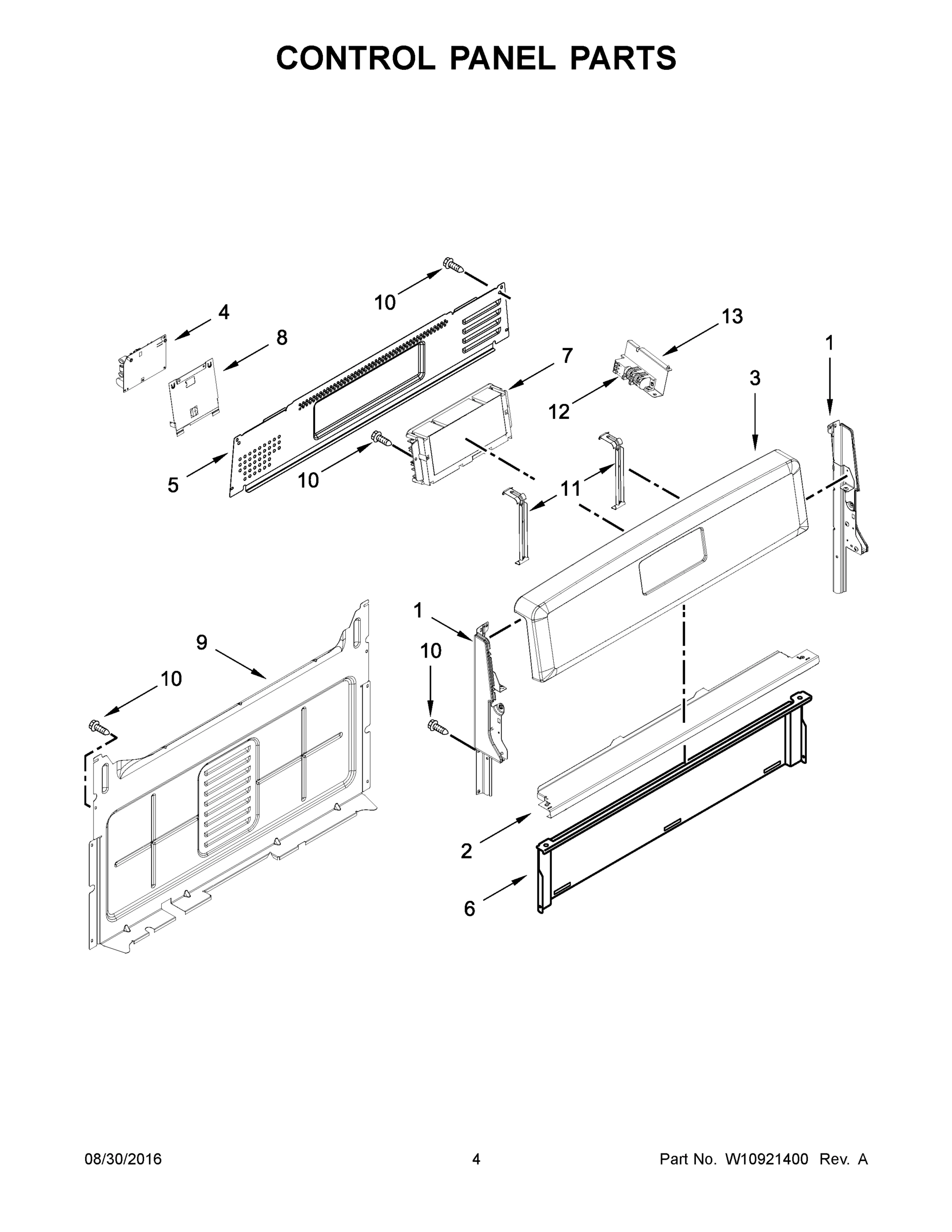 03 - CONTROL PANEL PARTS