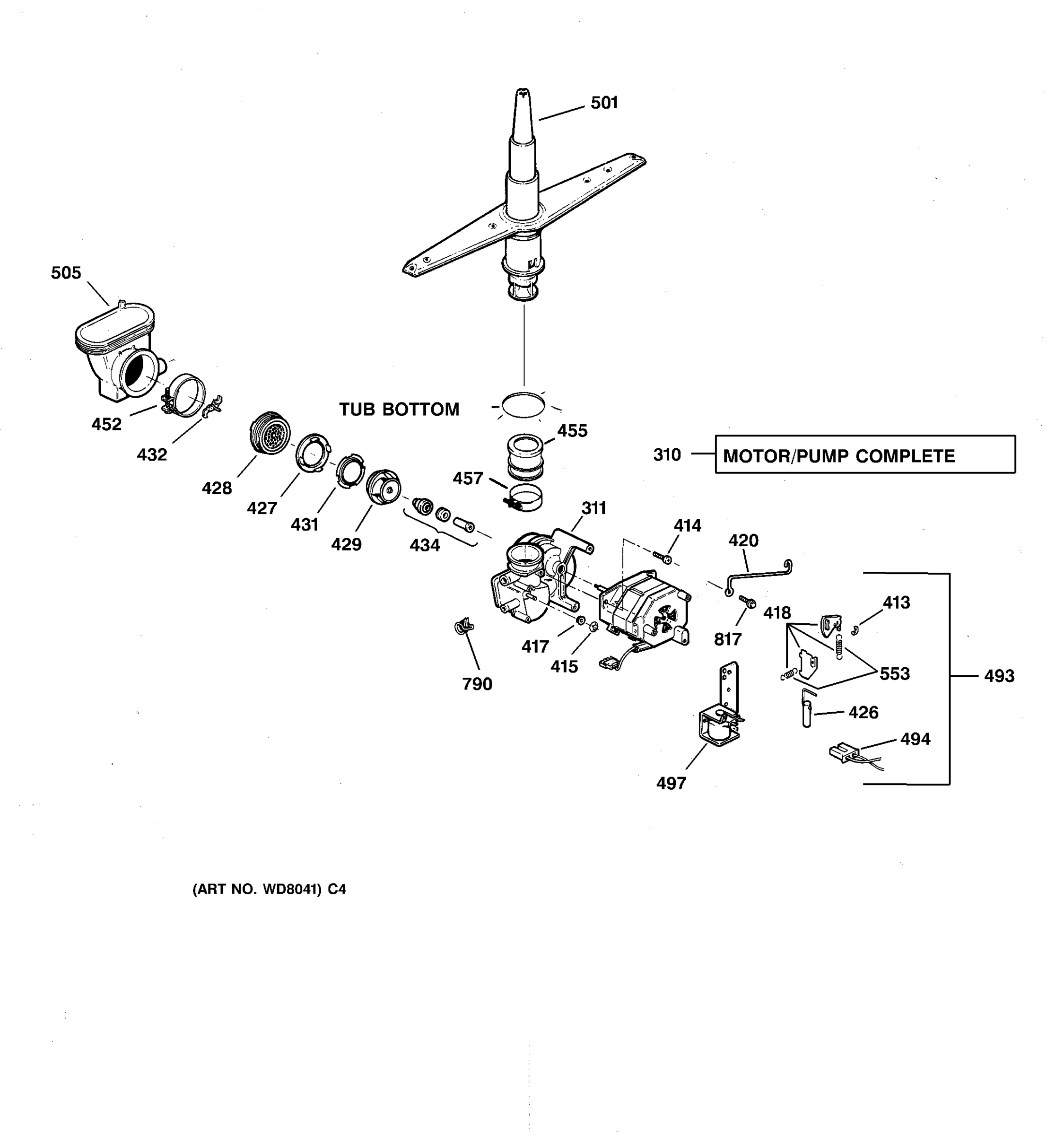 MOTOR-PUMP MECHANISM