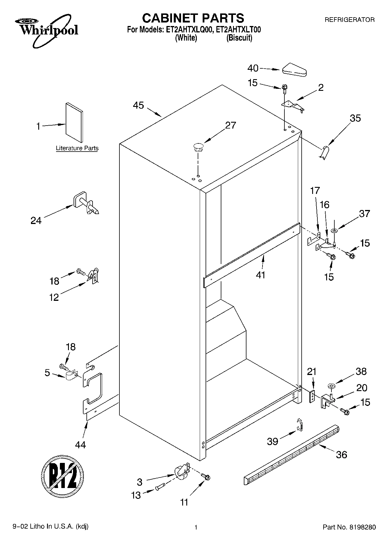 01 - CABINET, LITERATURE