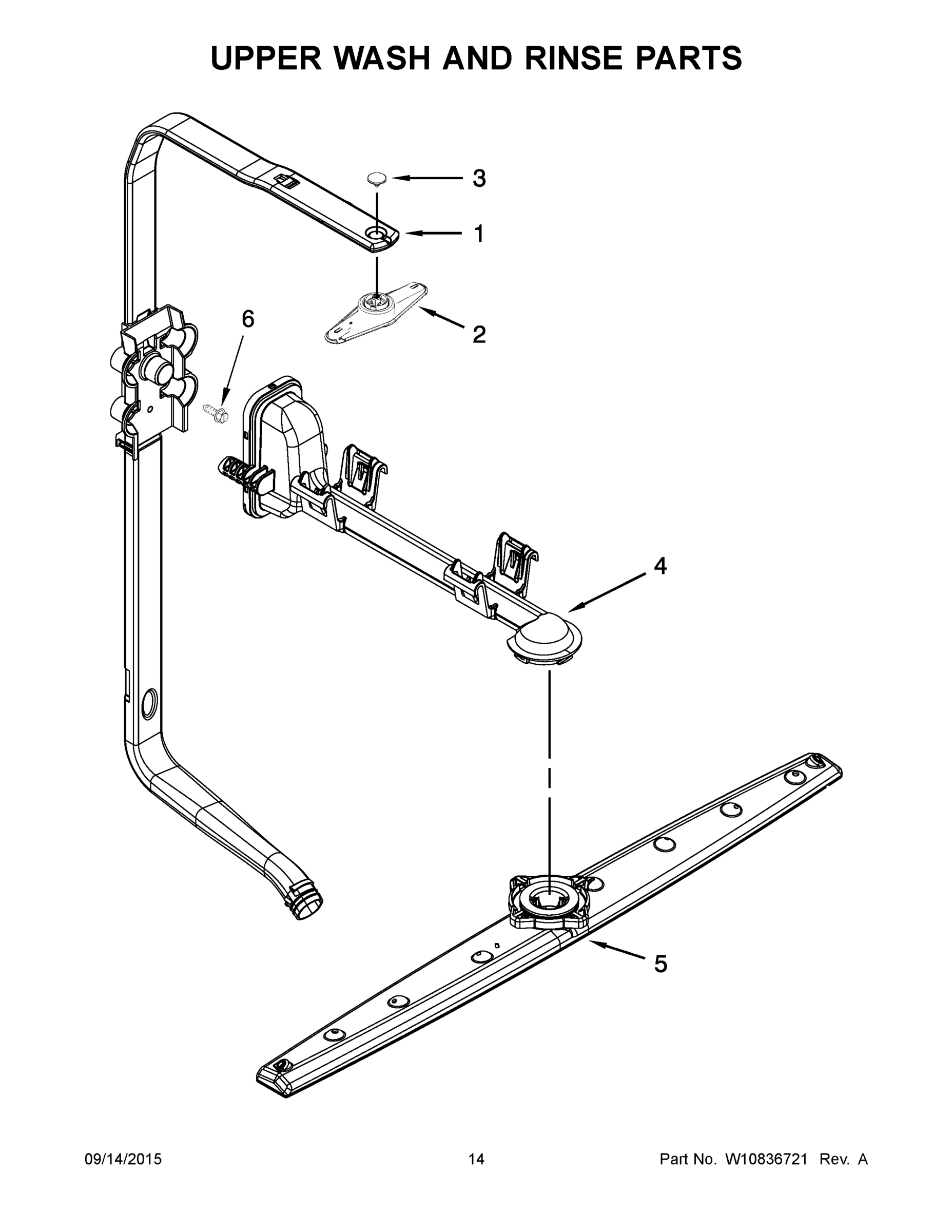 08 - UPPER WASH AND RINSE PARTS