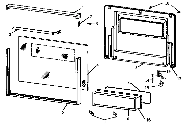 05 - GLASS OVEN DOOR (RWS-RXS)