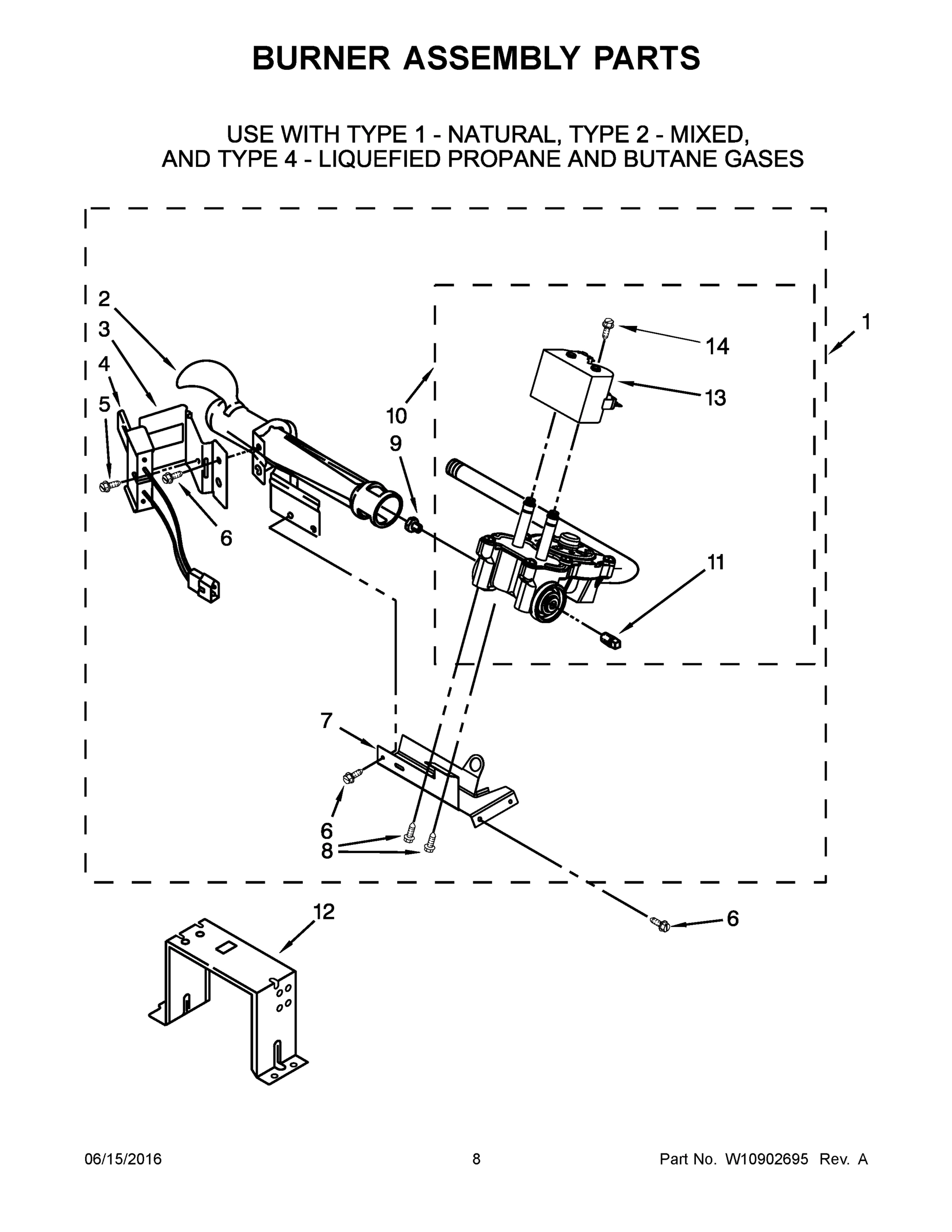 05 - BURNER ASSEMBLY PARTS