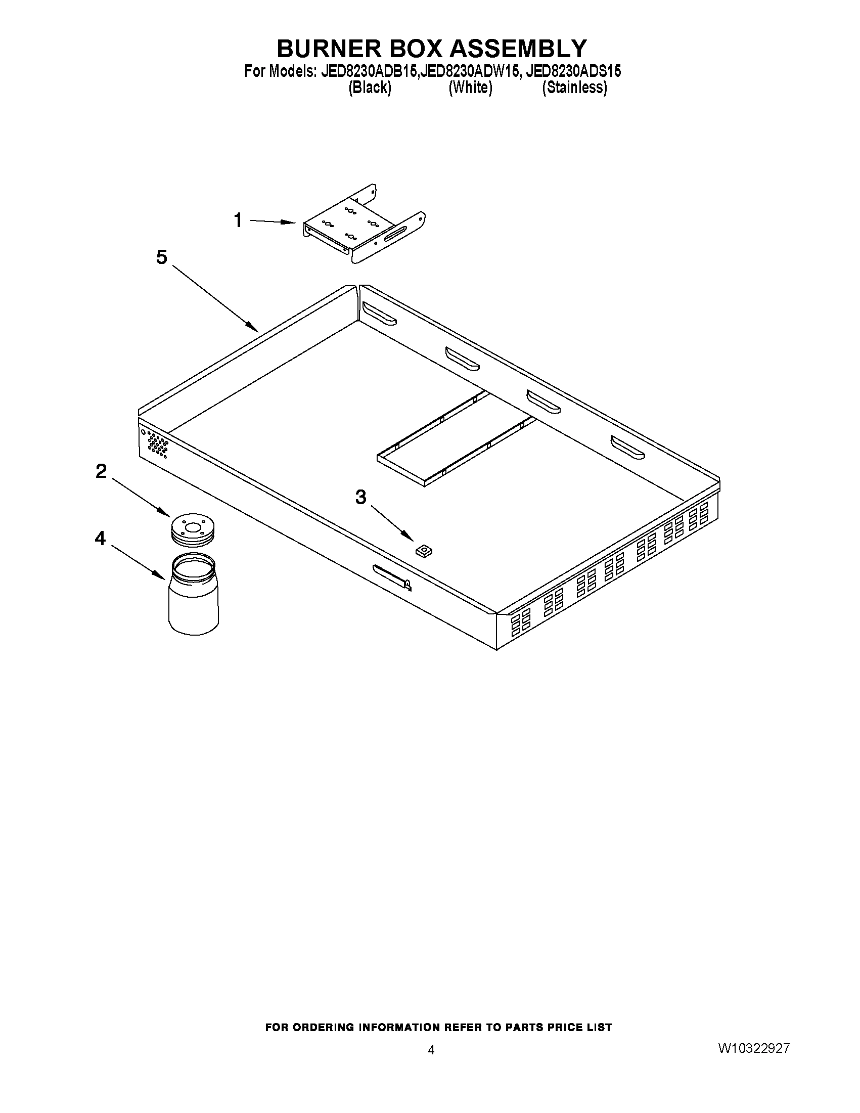 03 - BURNER BOX ASSEMBLY