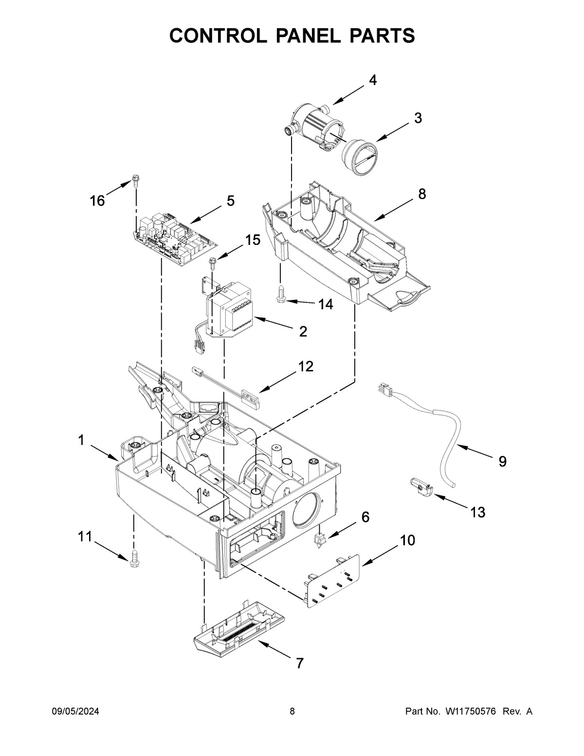 05 - CONTROL PANEL PARTS