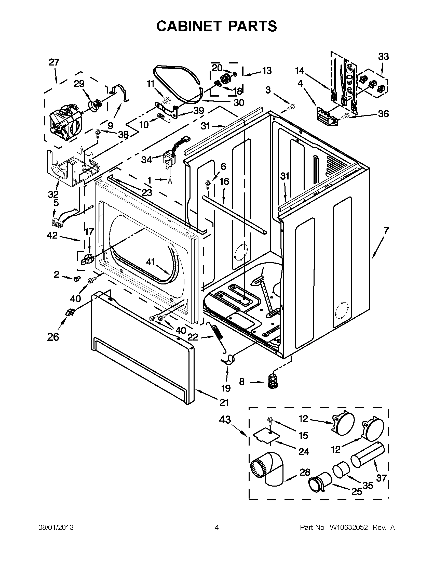 02 - CABINET PARTS