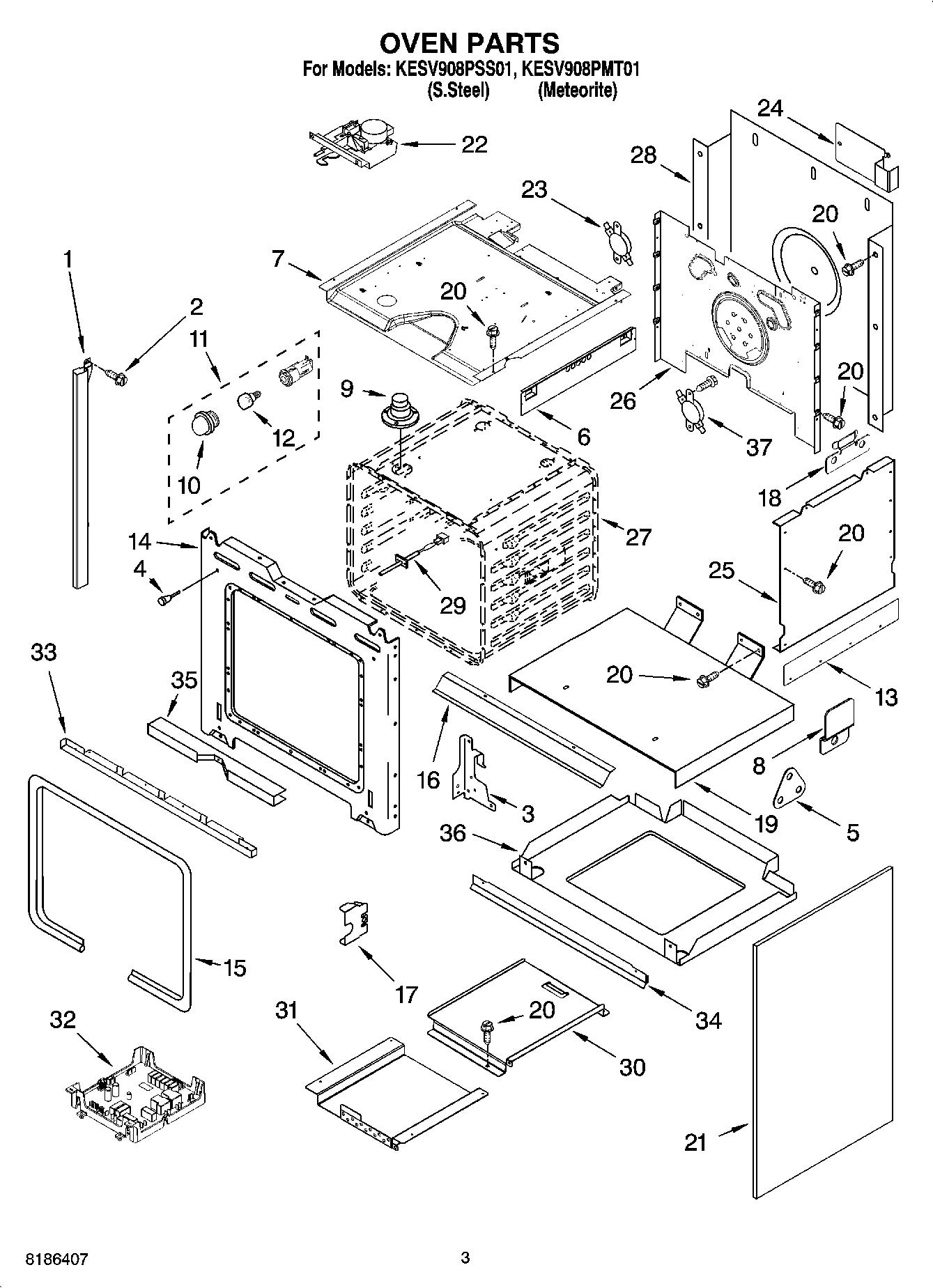 03 - OVEN PARTS