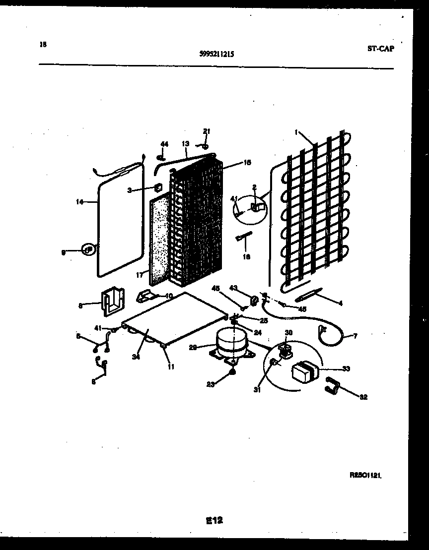 10 - SYSTEM AND AUTOMATIC DEFROST PARTS