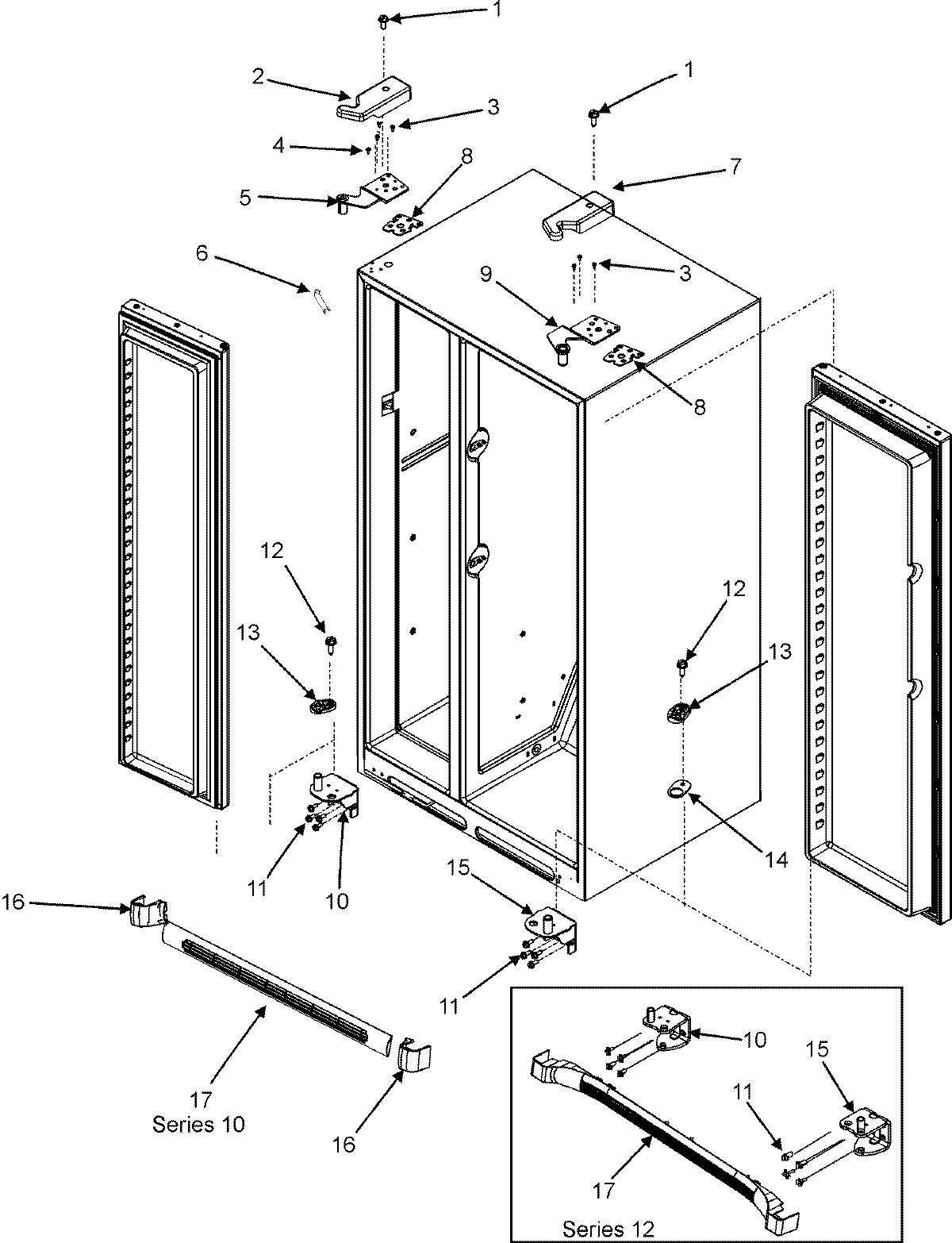 11 - HINGES & TOE GRILLE