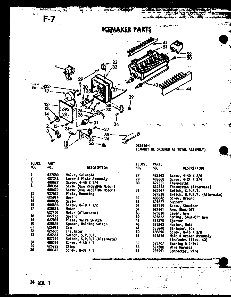 10 - ICEMAKER PARTS