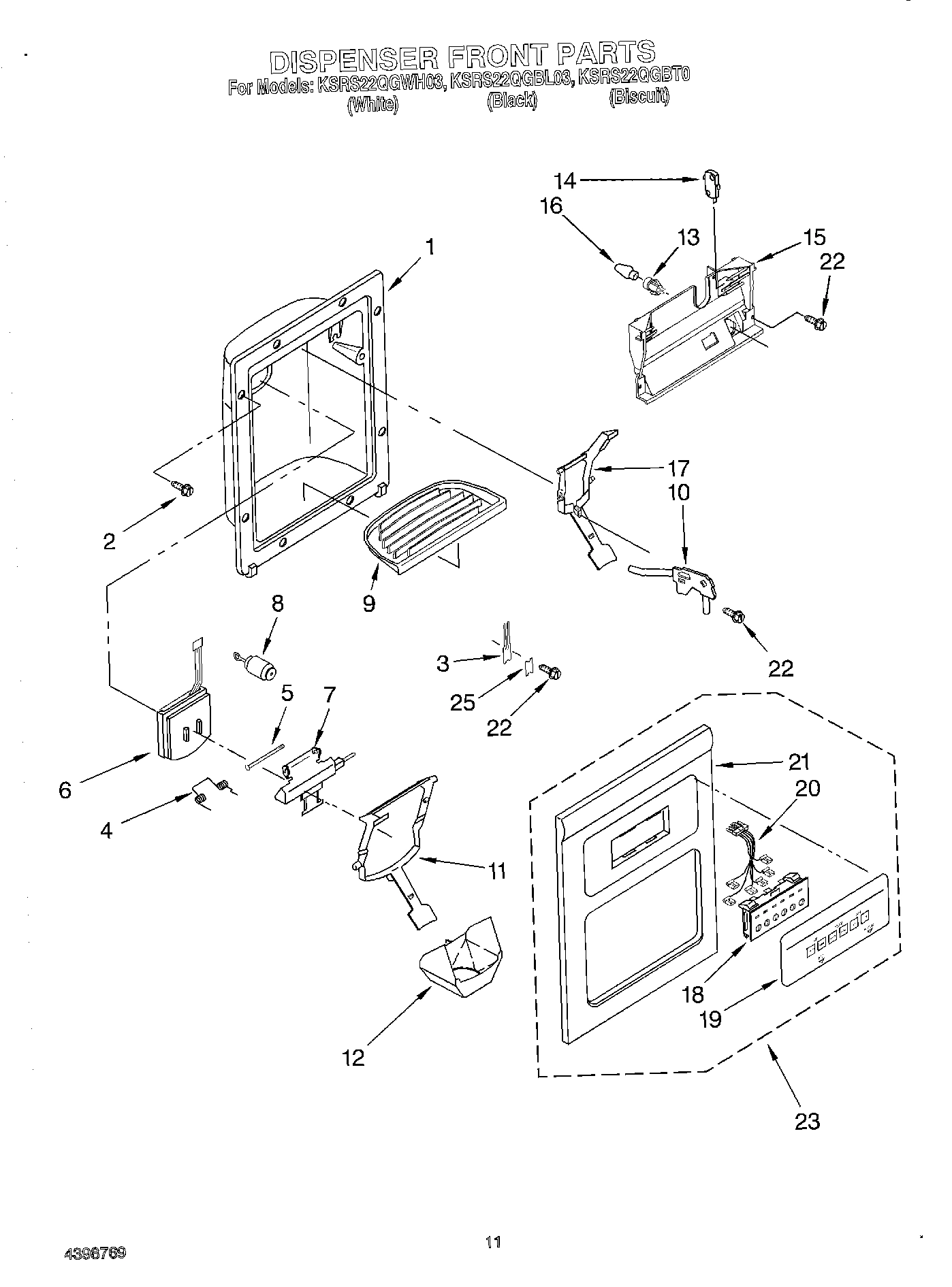 07 - DISPENSER FRONT