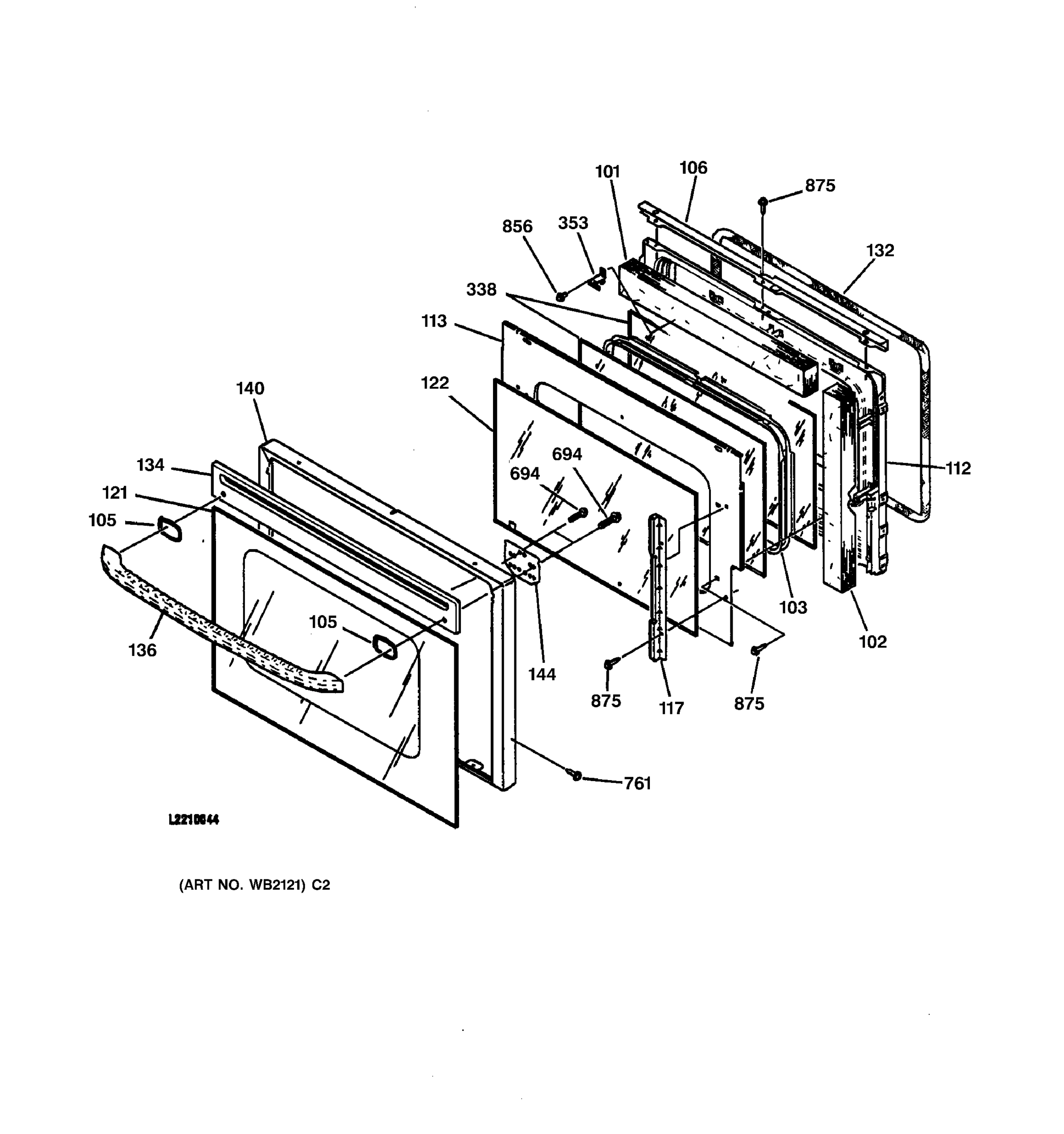 OVEN DOOR