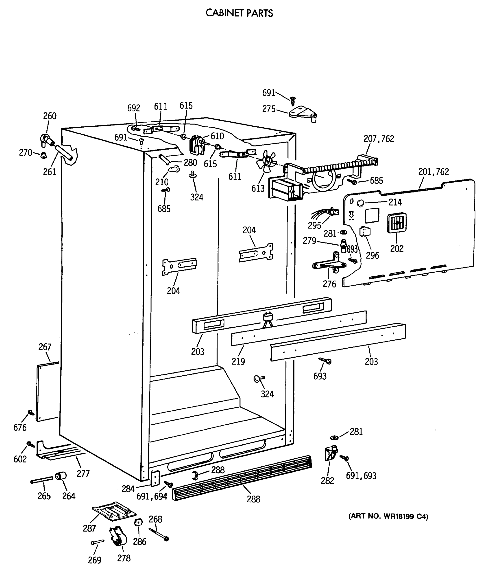 CABINET PARTS