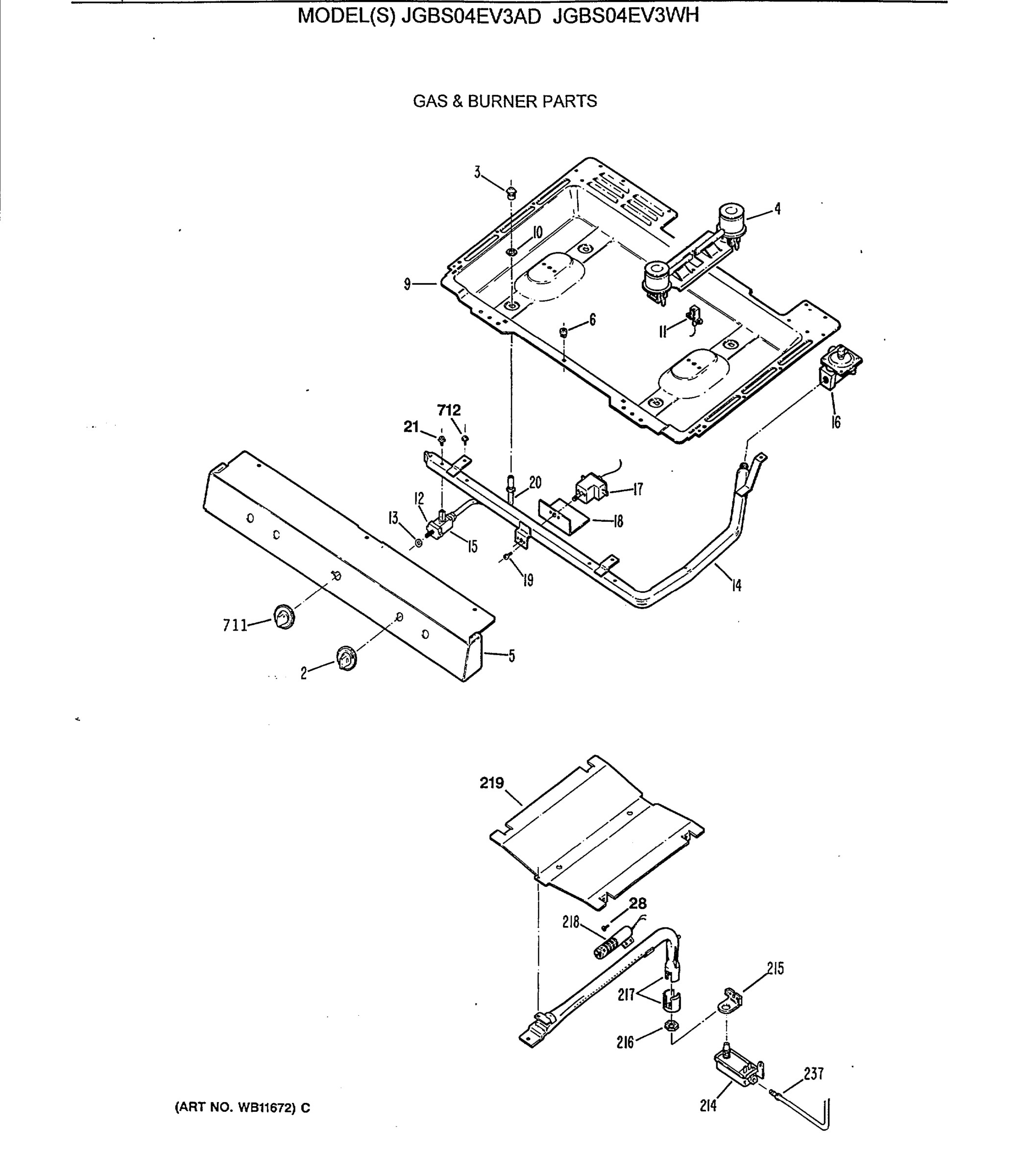 GAS & BURNER PARTS
