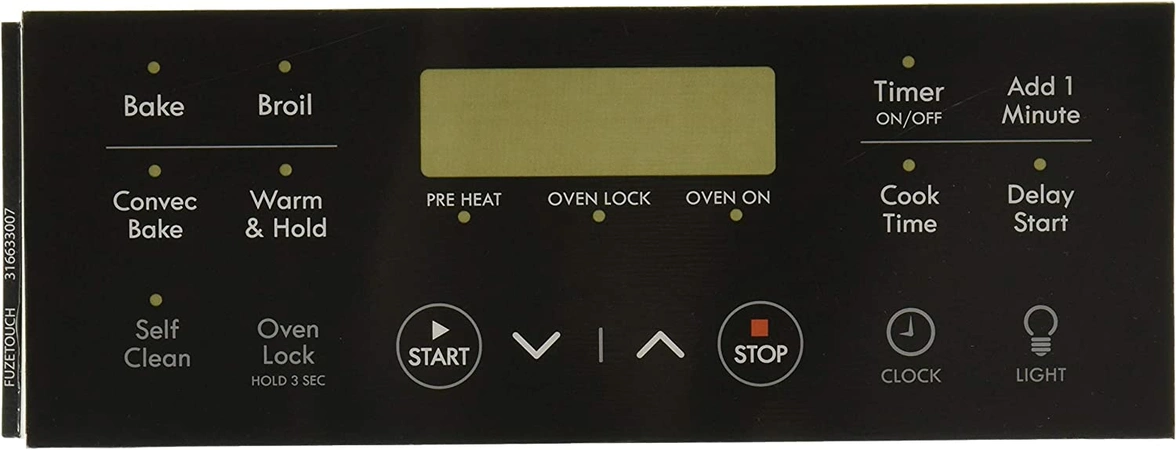 316633007 Frigidaire Range Overlay