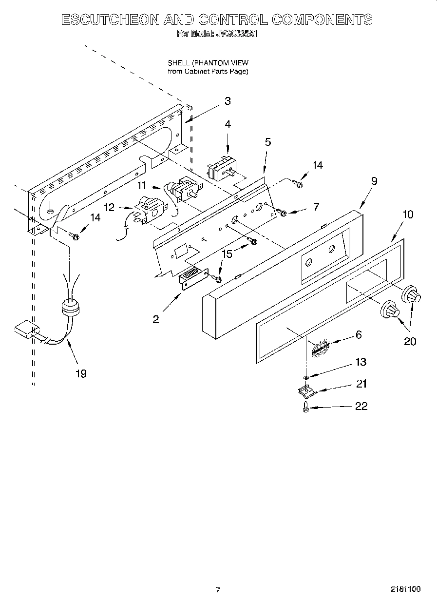 05 - ESCUTCHEON AND CONTROL