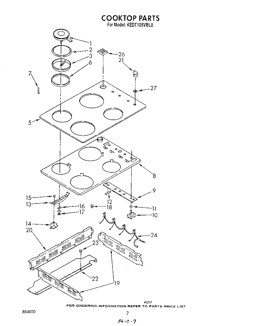 02 - COOK TOP , LIT/OPTIONAL
