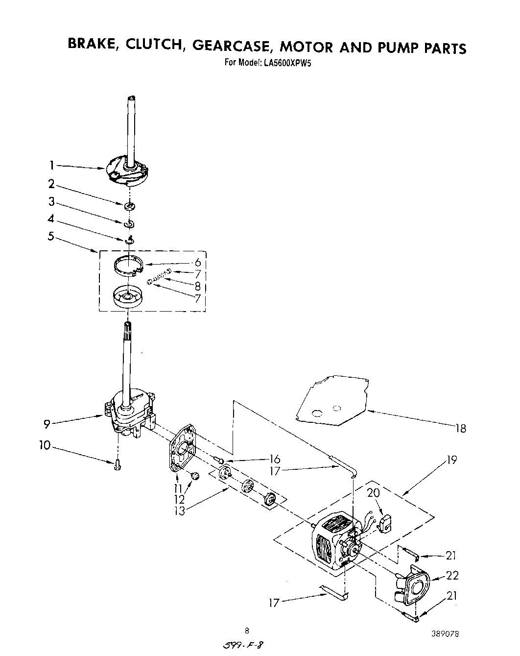 06 - BRAKE, CLUTCH, GEARCASE, MOTOR AND PUMP