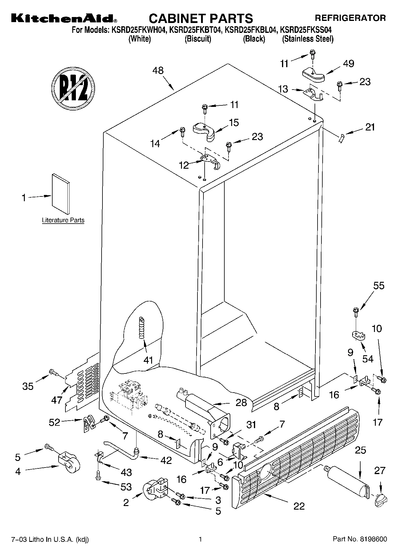 01 - CABINET PARTS