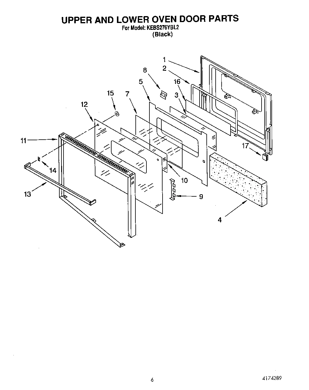 04 - UPPER AND LOWER OVEN DOOR
