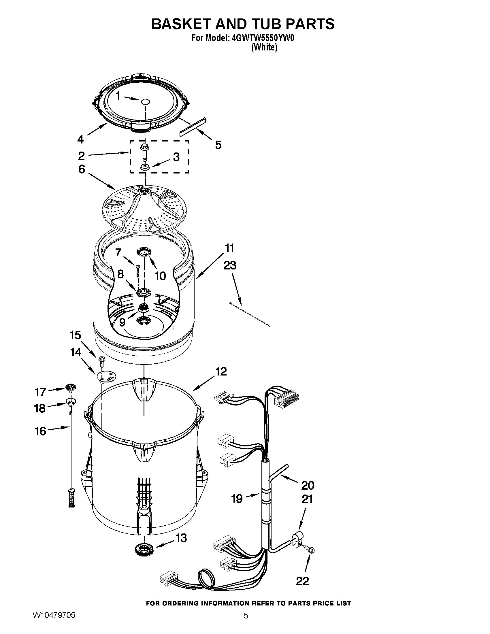 03 - BASKET AND TUB PARTS
