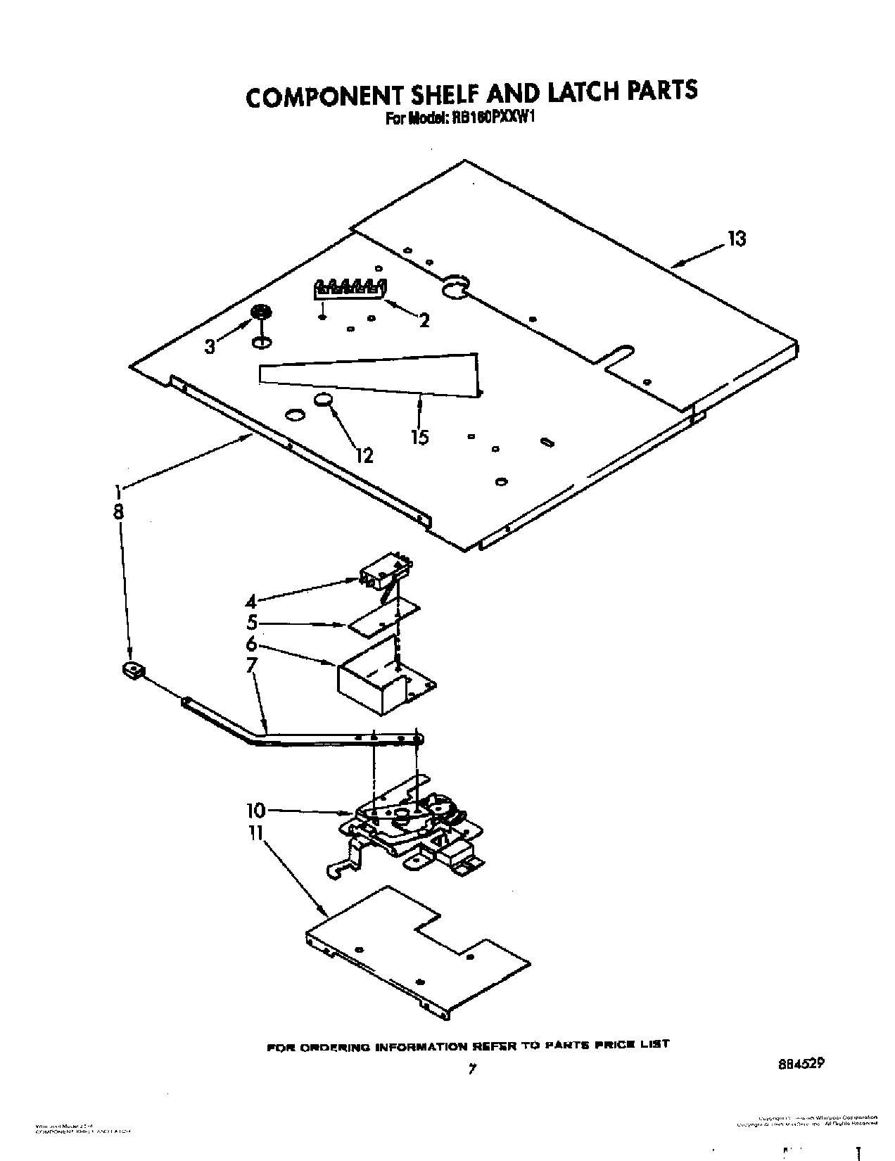 06 - COMPONENT SHELF AND LATCH