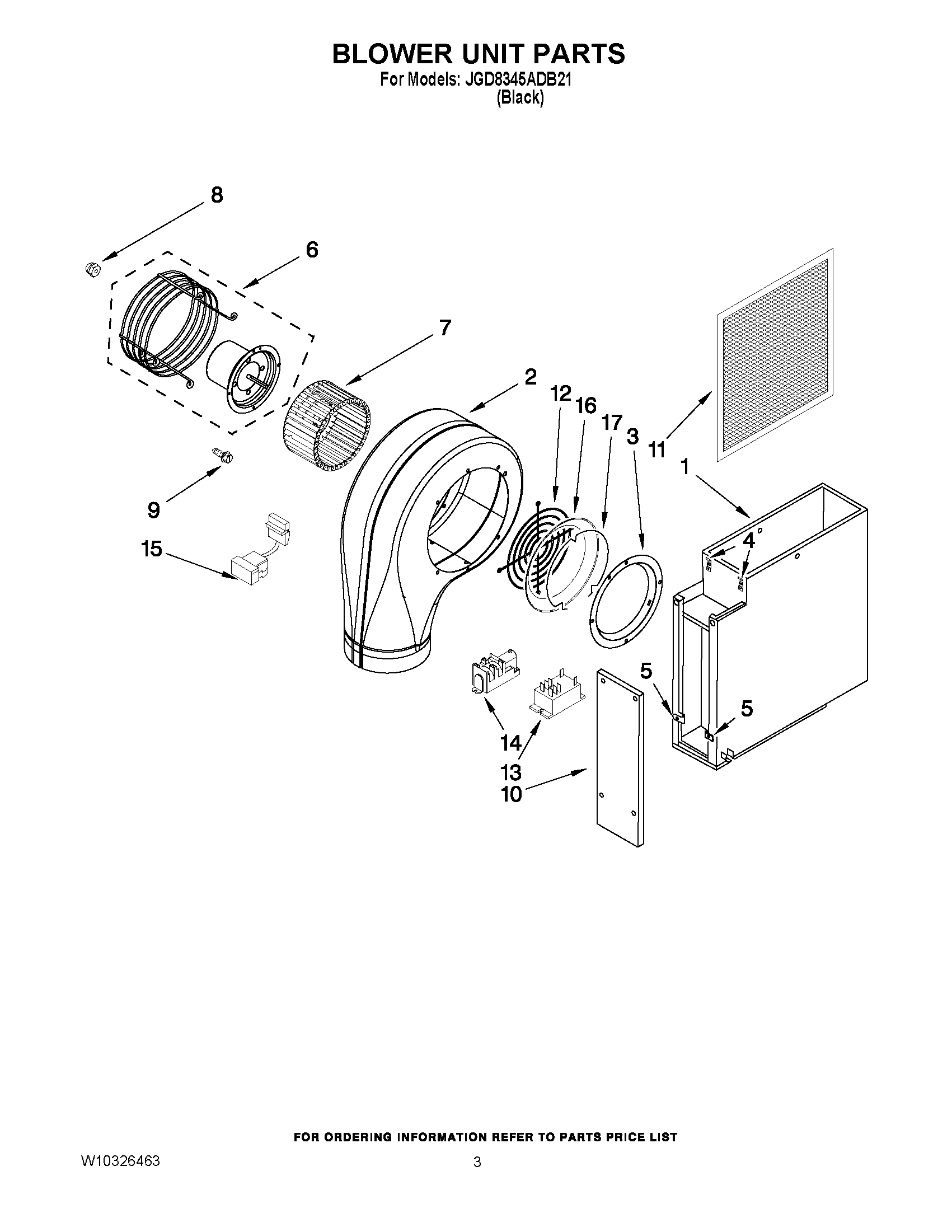02 - BLOWER UNIT PARTS