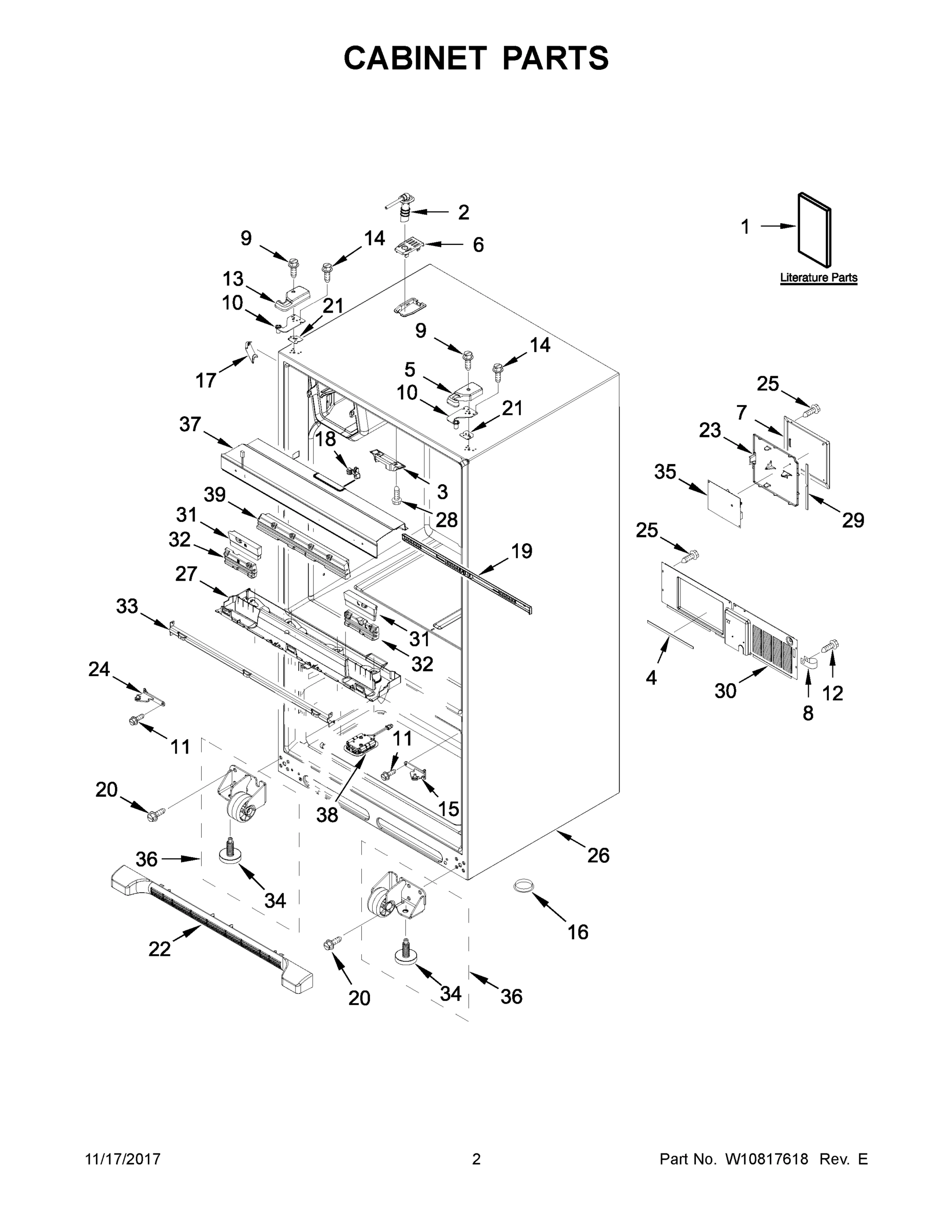 02 - CABINET PARTS