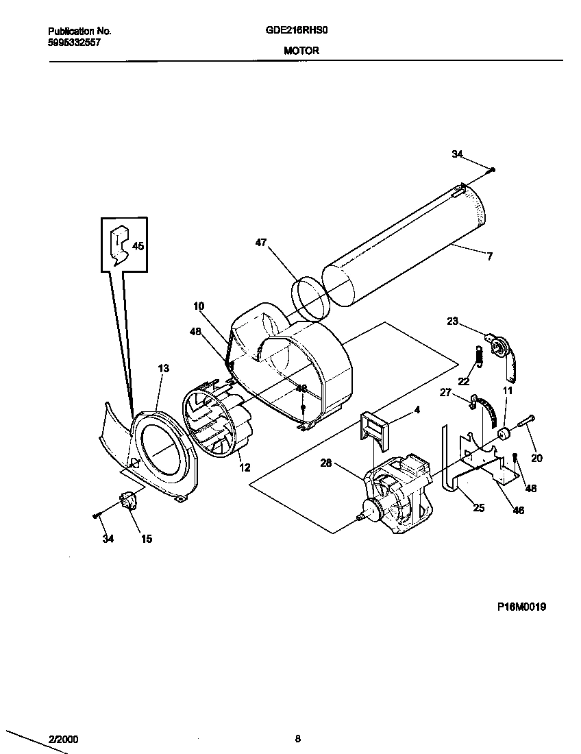 05 - P16M0019 MOTOR,BLOWER