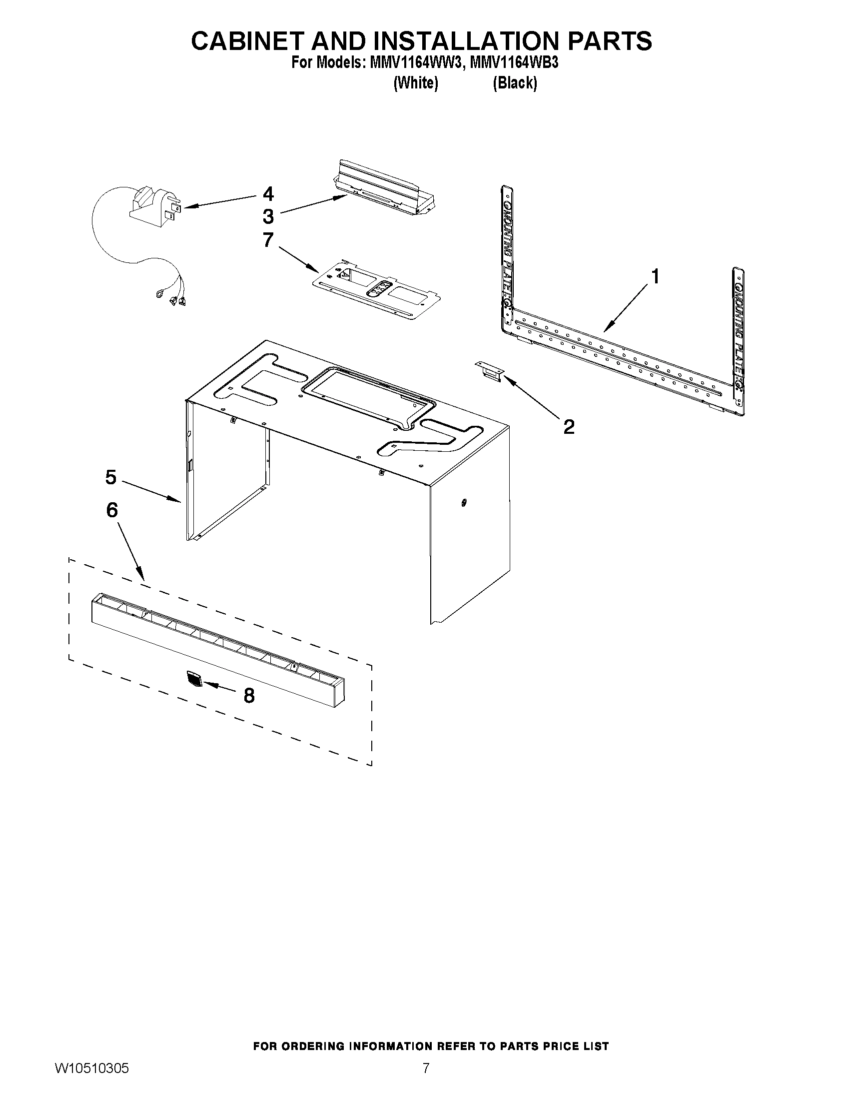 06 - CABINET AND INSTALLATION PARTS