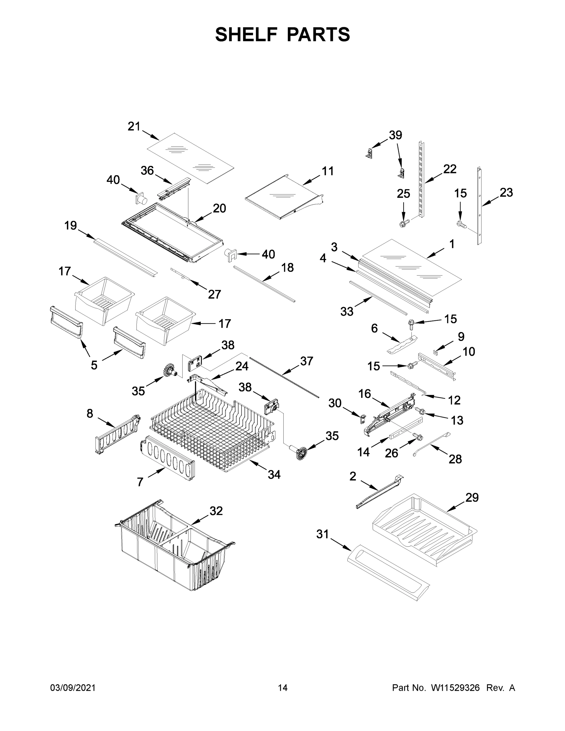08 - SHELF PARTS