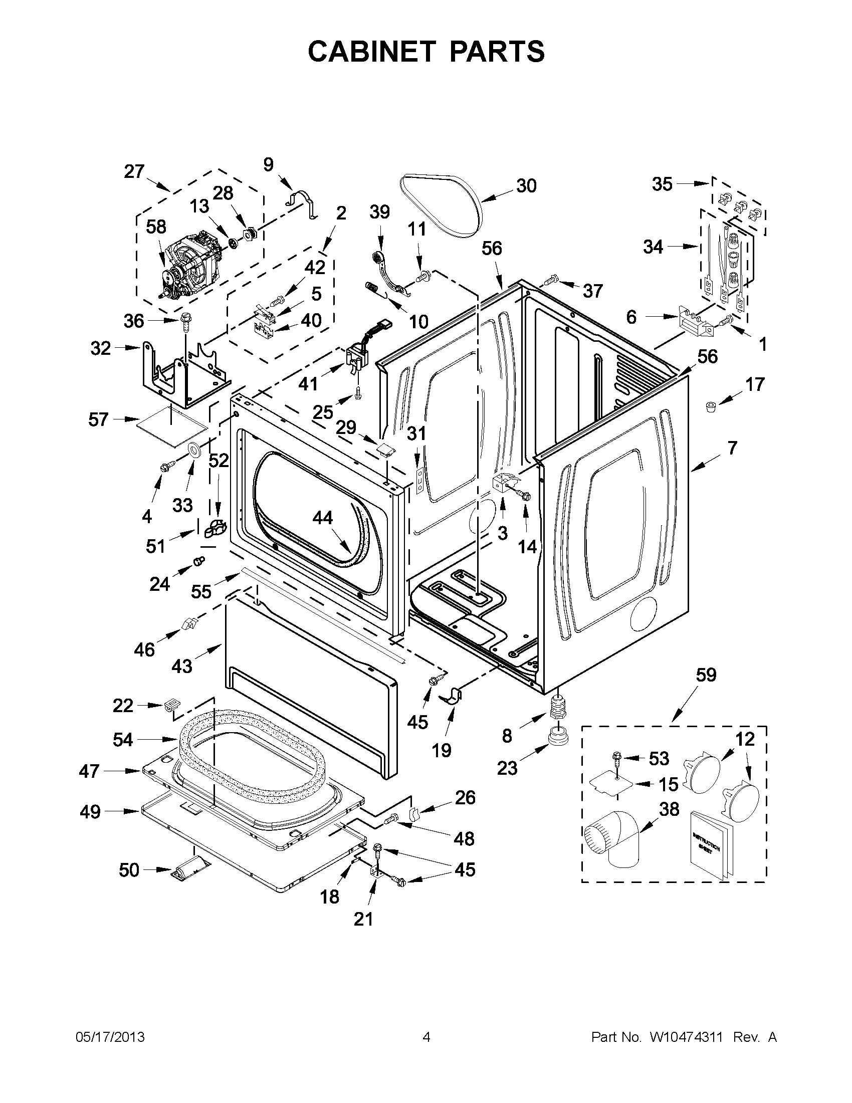 02 - CABINET PARTS