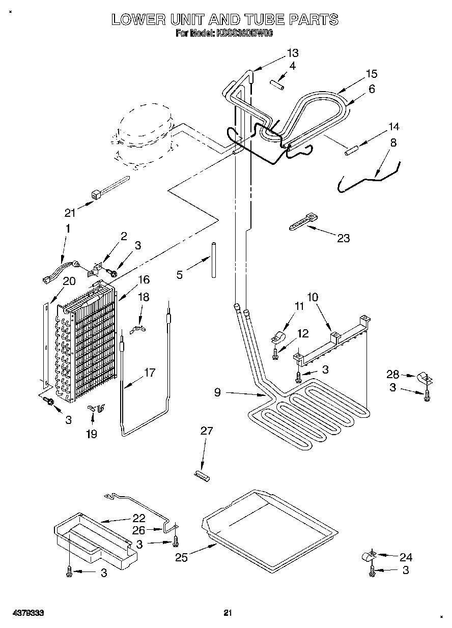 14 - LOWER UNIT AND TUBE